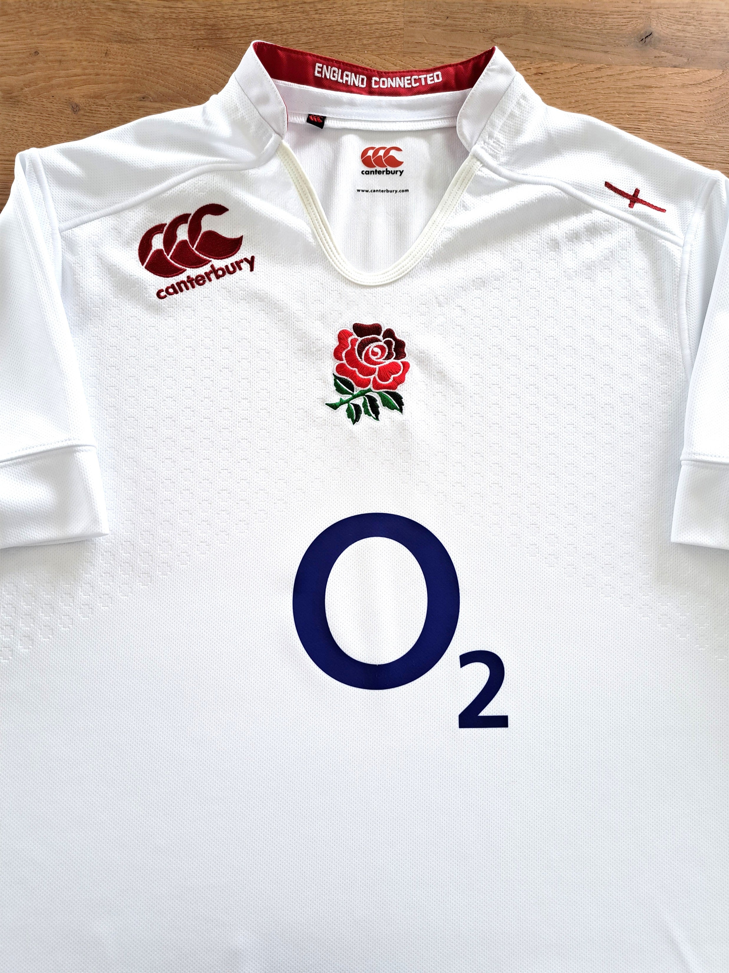 2014/15 England Home Pro-Fit Rugby Shirt