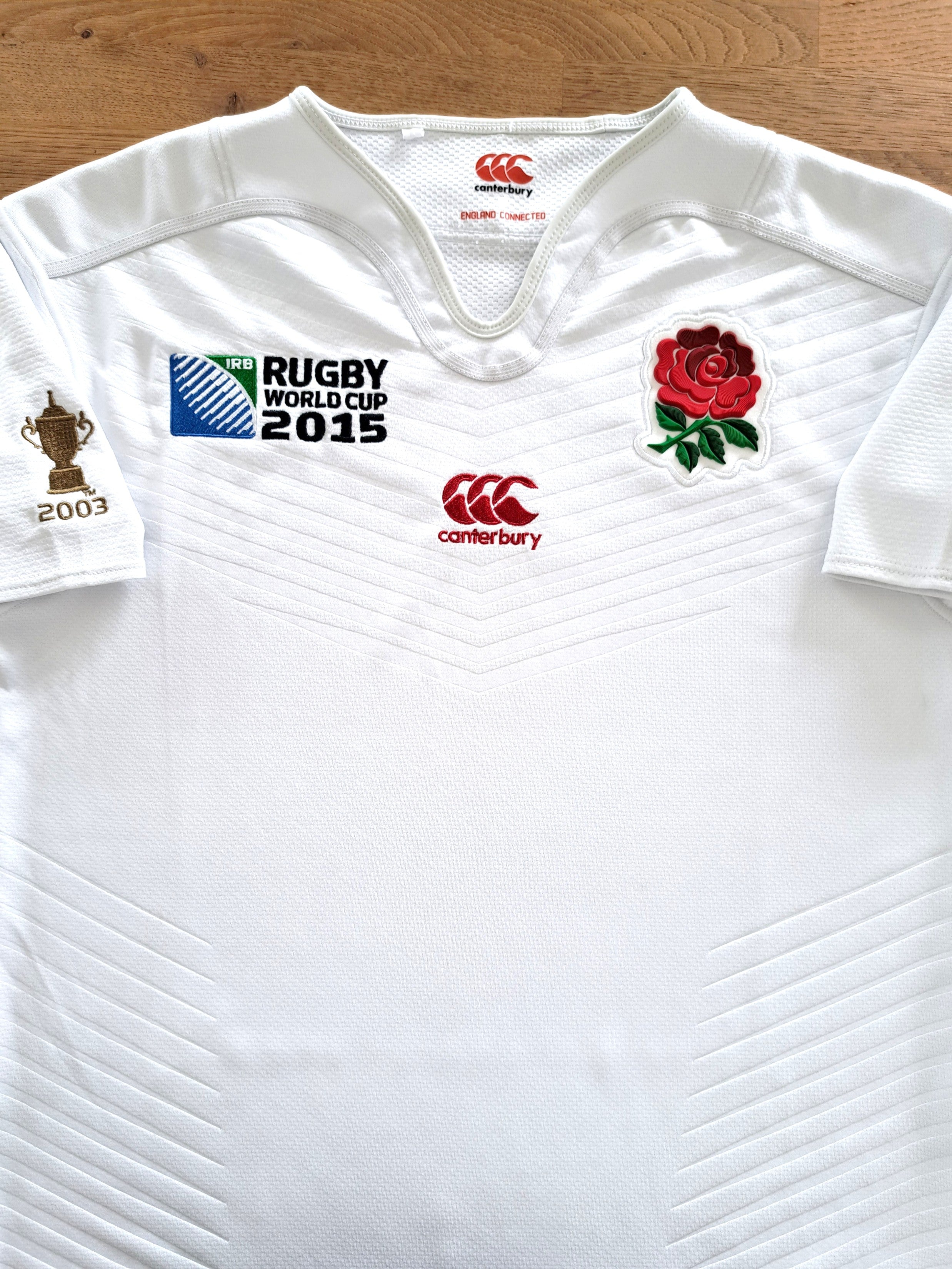 2015 England Home World Cup Pro-Fit Rugby Shirt (3XL)