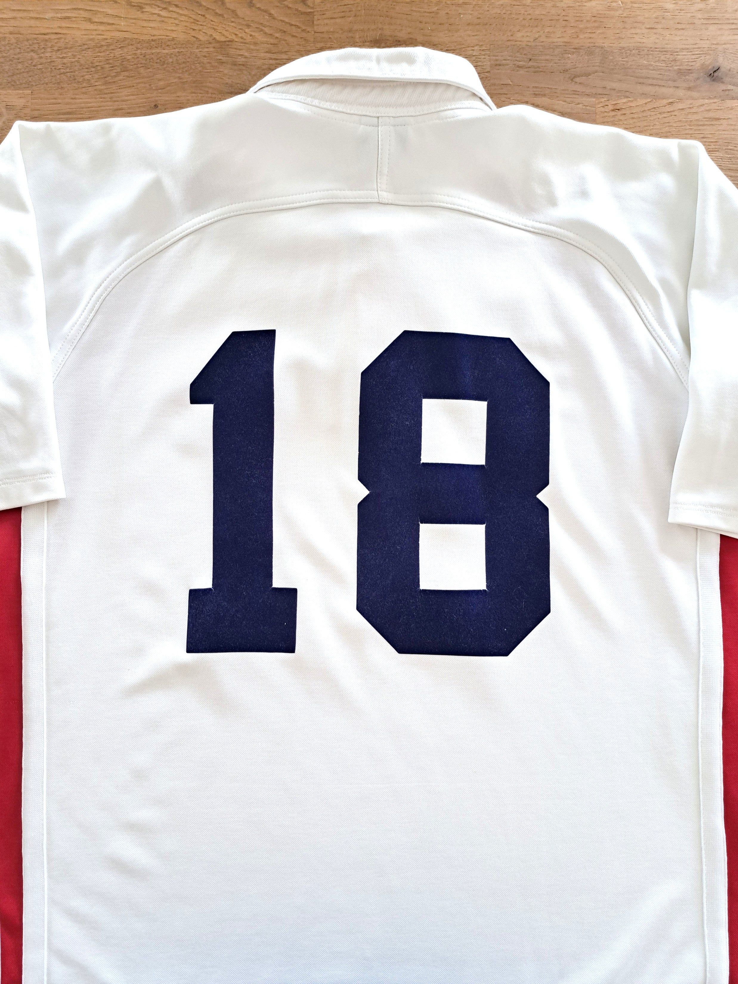 2001/02 England Home Player Issue Rugby Shirt #18