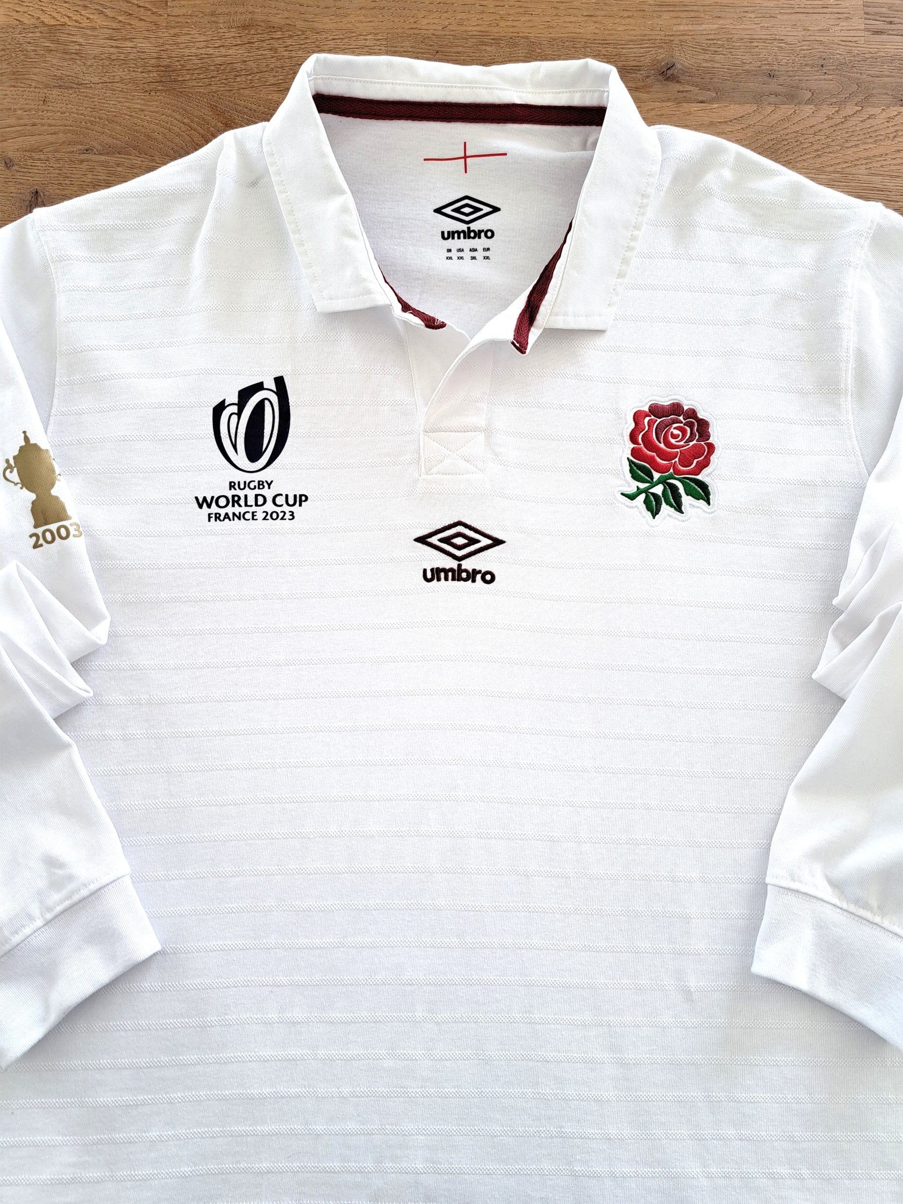 2023 England Home World Cup 'Traditional' Rugby Shirt. (L) *BNWT*