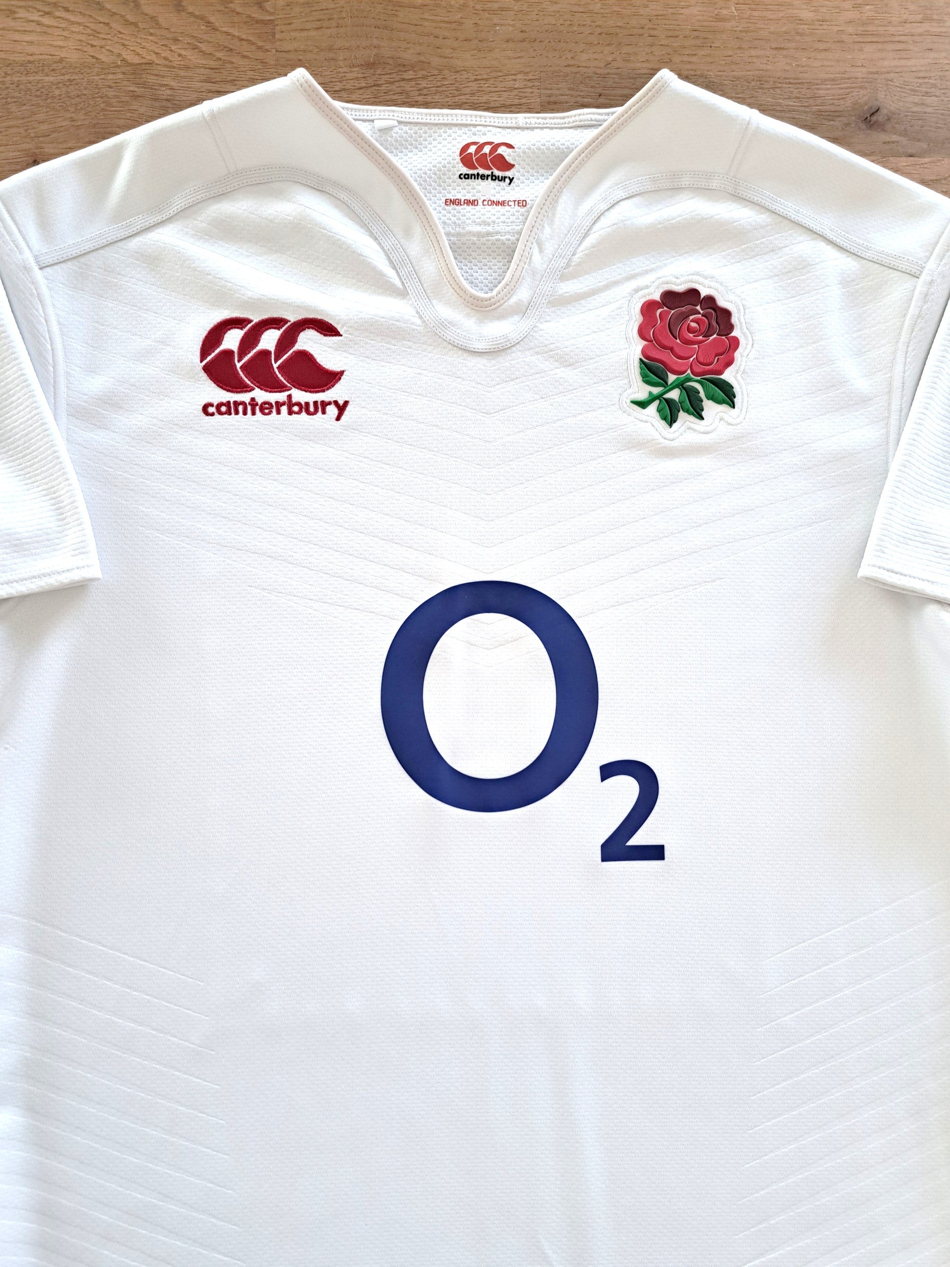 2015/16 England Home Vapodri Rugby Shirt