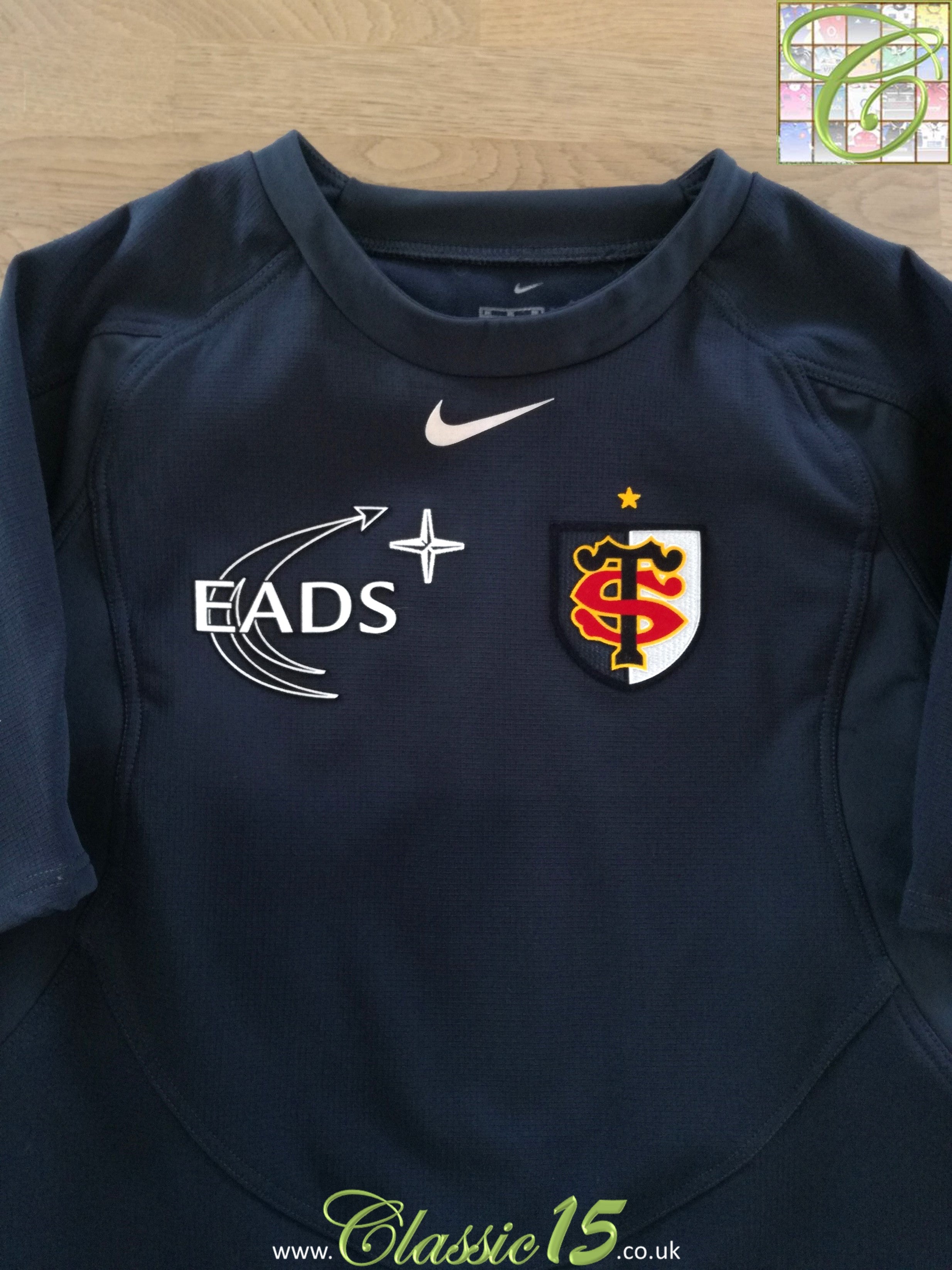2007/08 Stade Toulouse Home Player Issue Rugby Shirt (M)