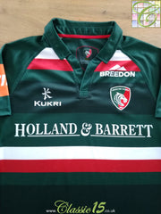 2017/18 Leicester Tigers Home Rugby Shirt