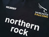 2002/03 Newcastle Falcons Home Rugby Shirt. (M)