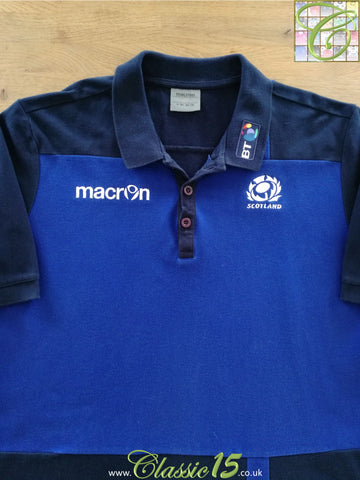 2016/17 Scotland Rugby Polo T-Shirt