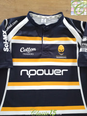 2009/10 Worcester Warriors Home Premiership Player Issue Rugby Shirt