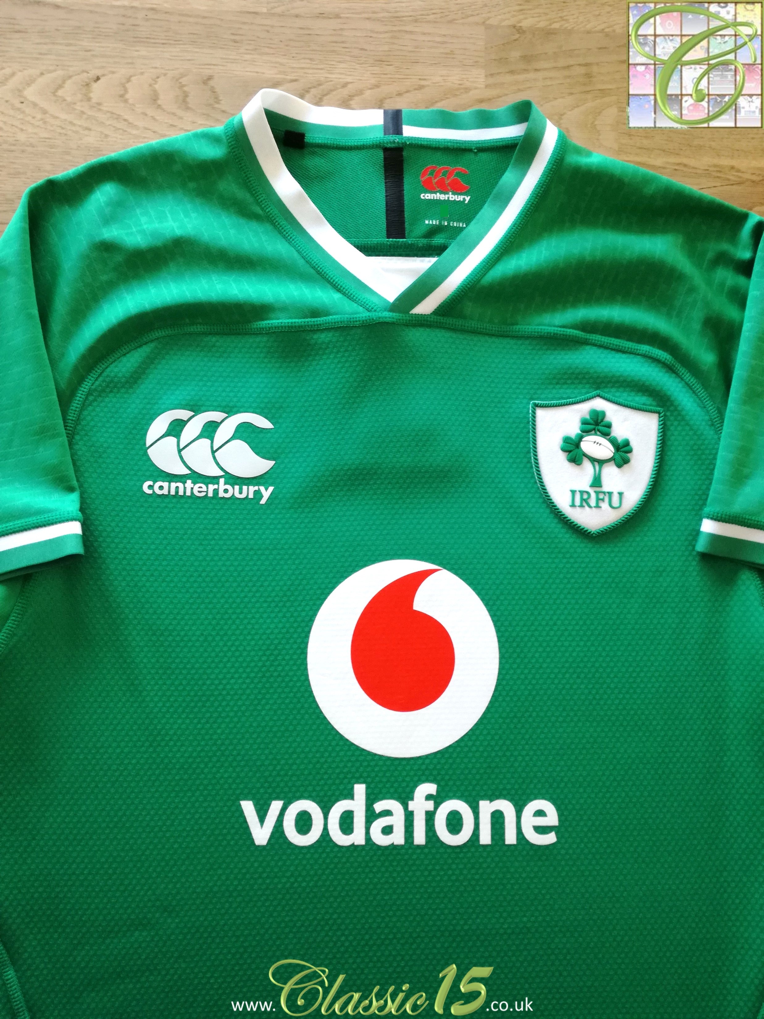2019/20 Ireland Home Test Rugby Shirt (L)