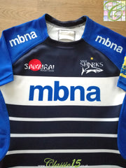2015/16 Sale Sharks Home Premiership Player Issue Rugby Shirt