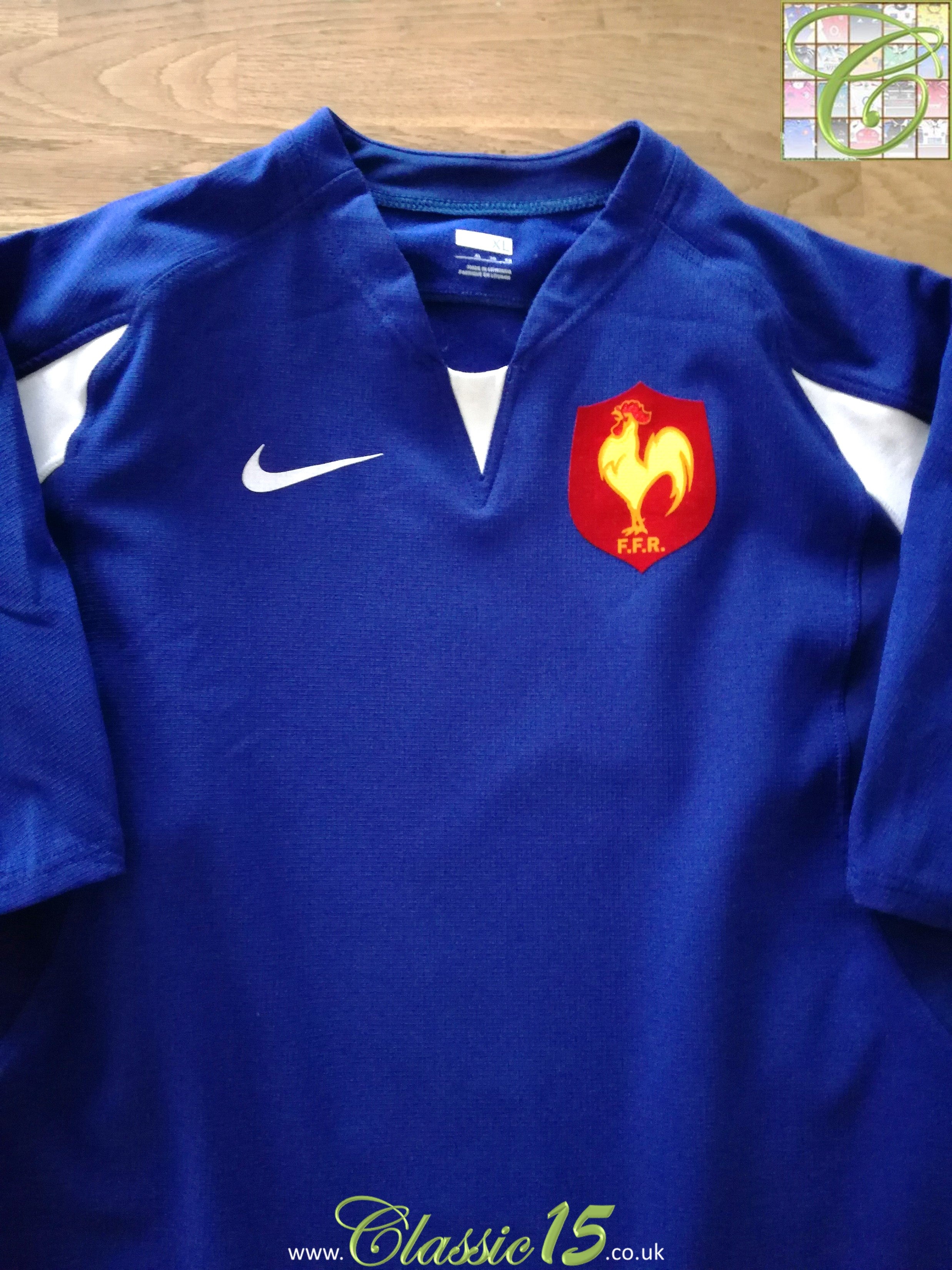 2005/06 France Home Player Issue Rugby Sevens Shirt