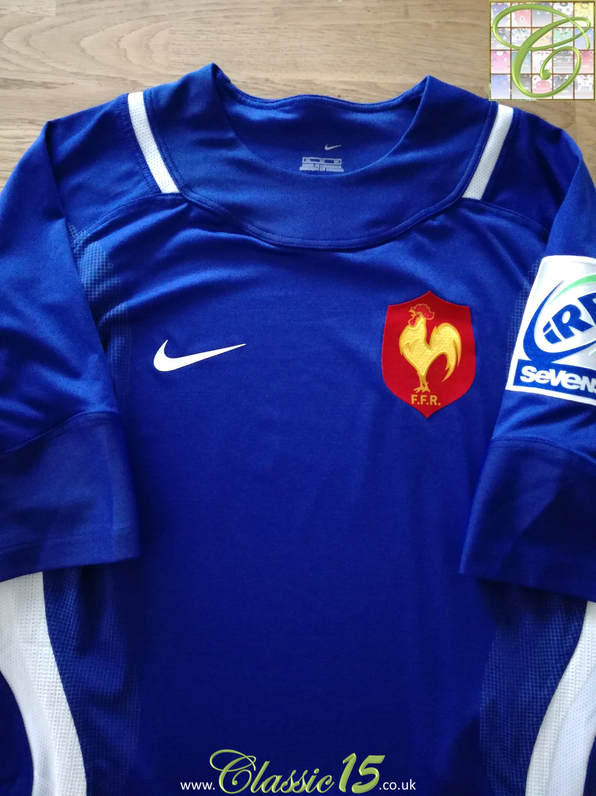 2005/06 France Home Player Issue Rugby Sevens Shirt