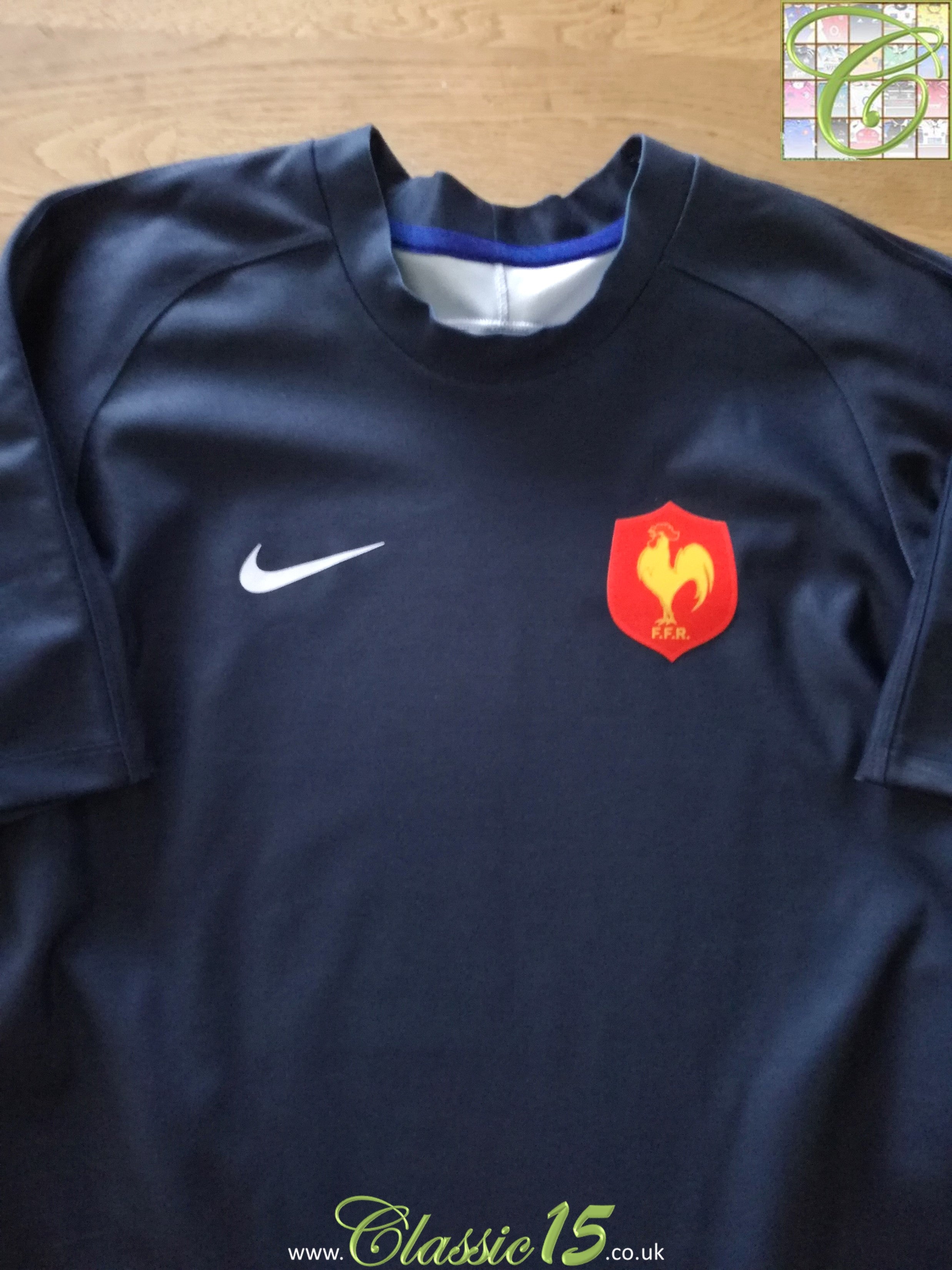 2007/08 France Player Issue Rugby Training Shirt