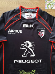 2014/15 Stade Toulouse Home Player Issue Rugby Shirt