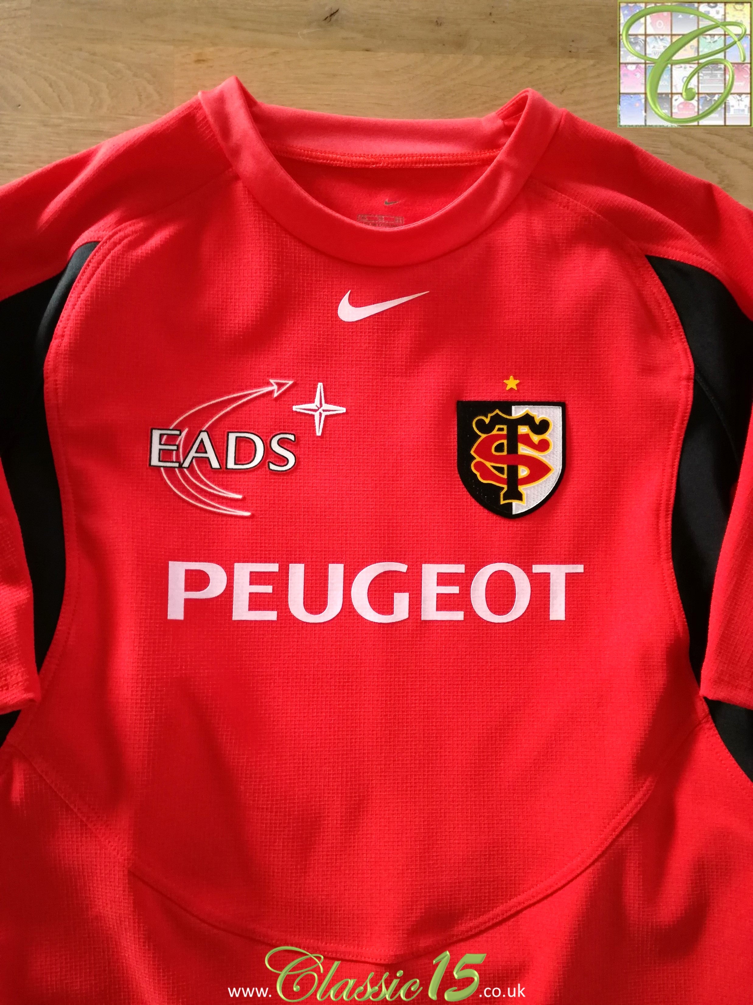 2005/06 Stade Toulouse Away Player Issue Rugby Shirt