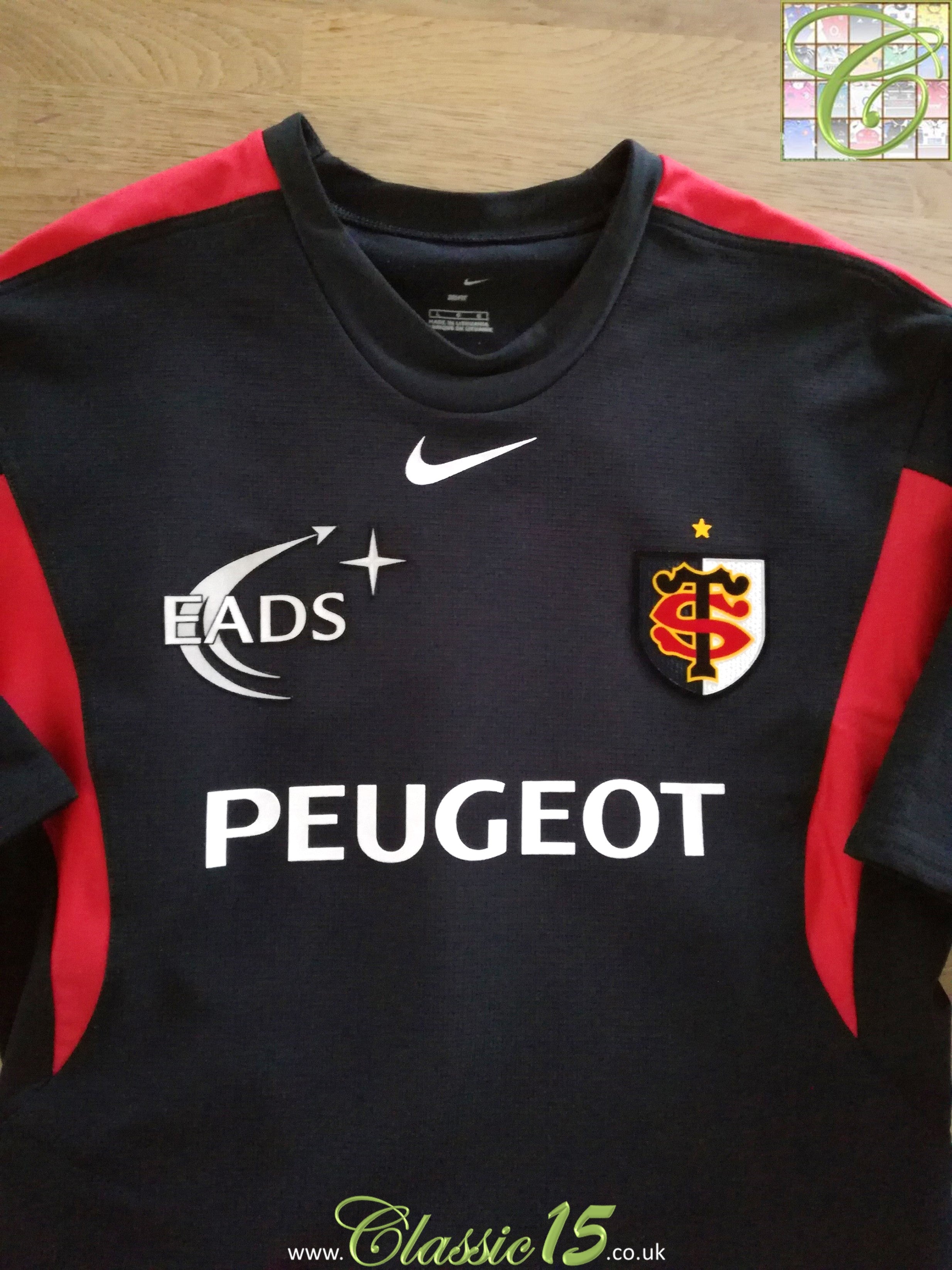 2004/05 Stade Toulouse Home Player Issue Rugby Shirt