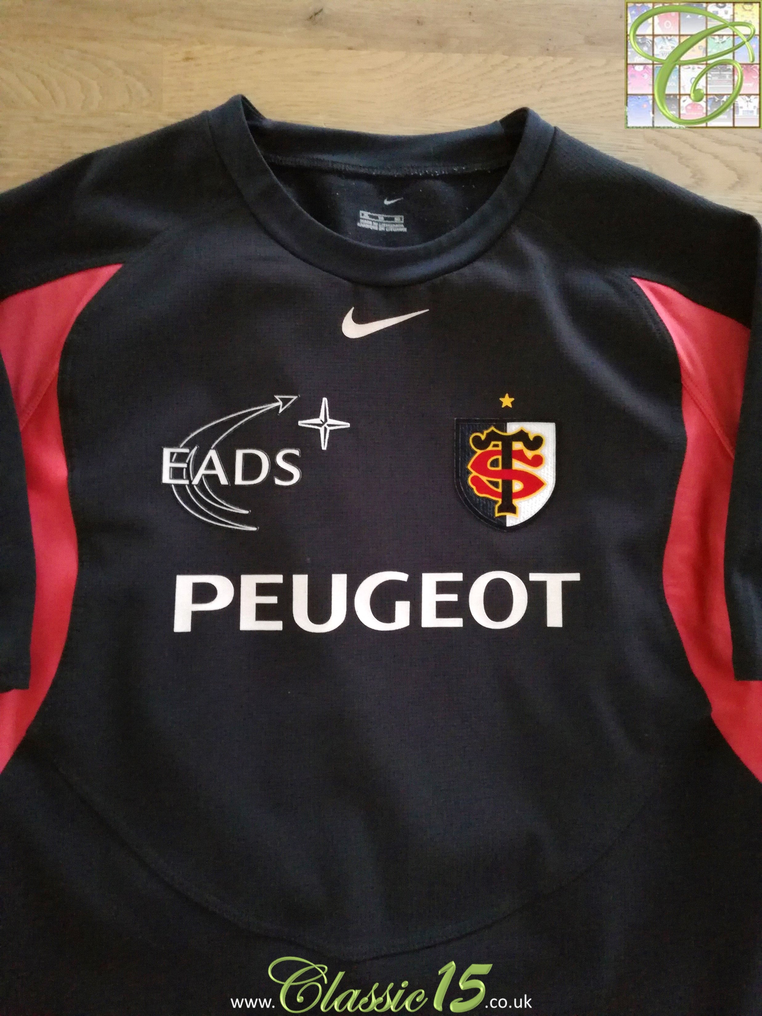 2005/06 Stade Toulouse Home Player Issue Rugby Shirt