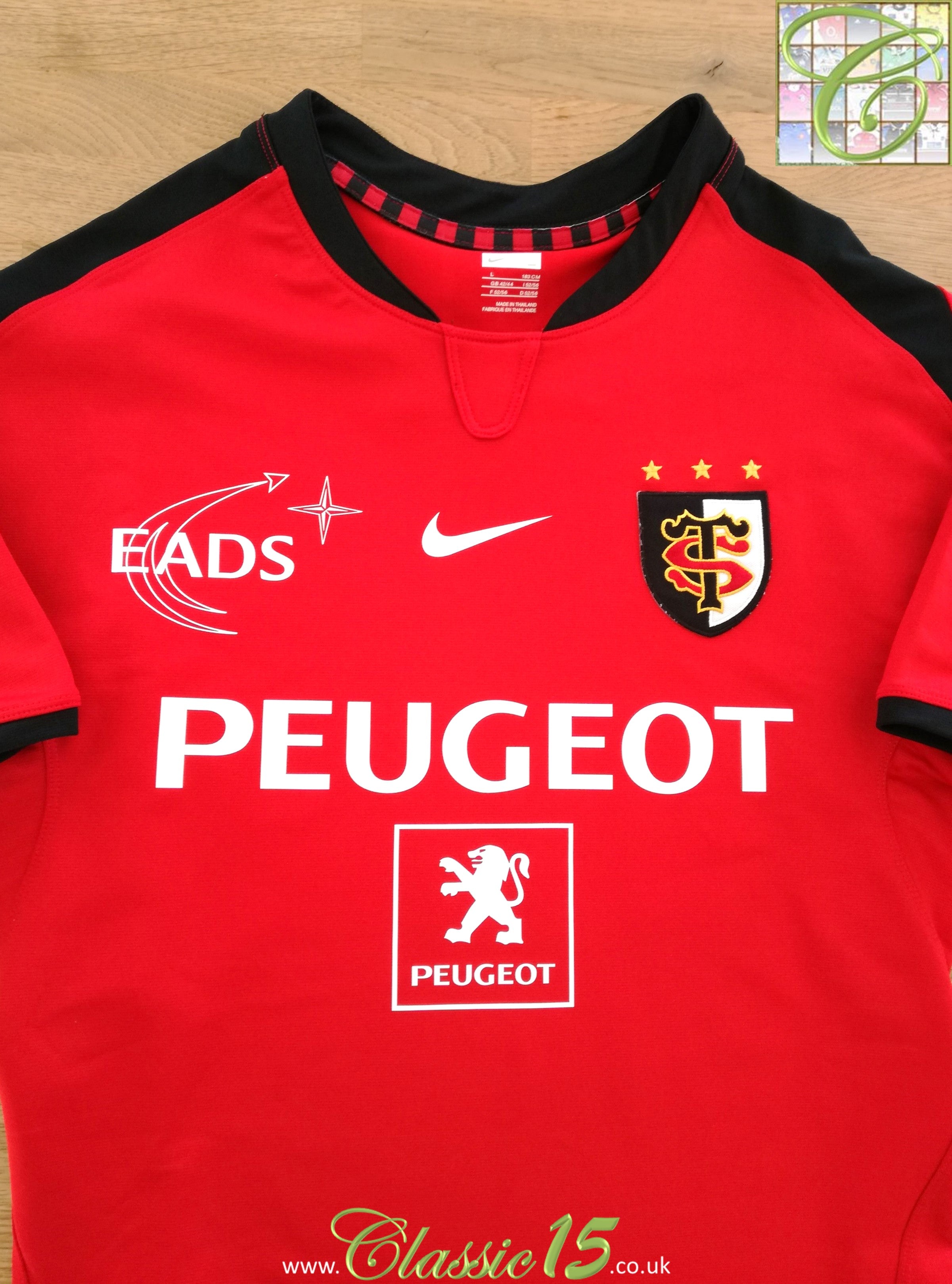 2009/10 Stade Toulouse Away Player Issue Rugby Shirt (L)