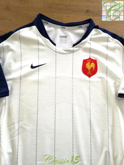 2009/10 France Away Player Issue Rugby Shirt