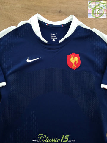 2009/10 France Home Player Issue Rugby Shirt