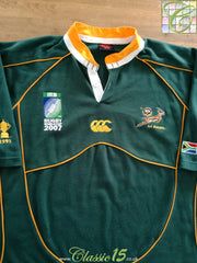2007 South Africa Home World Cup Rugby Shirt