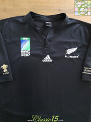 2007 New Zealand Home World Cup Rugby Shirt