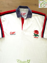 1992/93 England Home Short Sleeve Rugby Shirt (L)