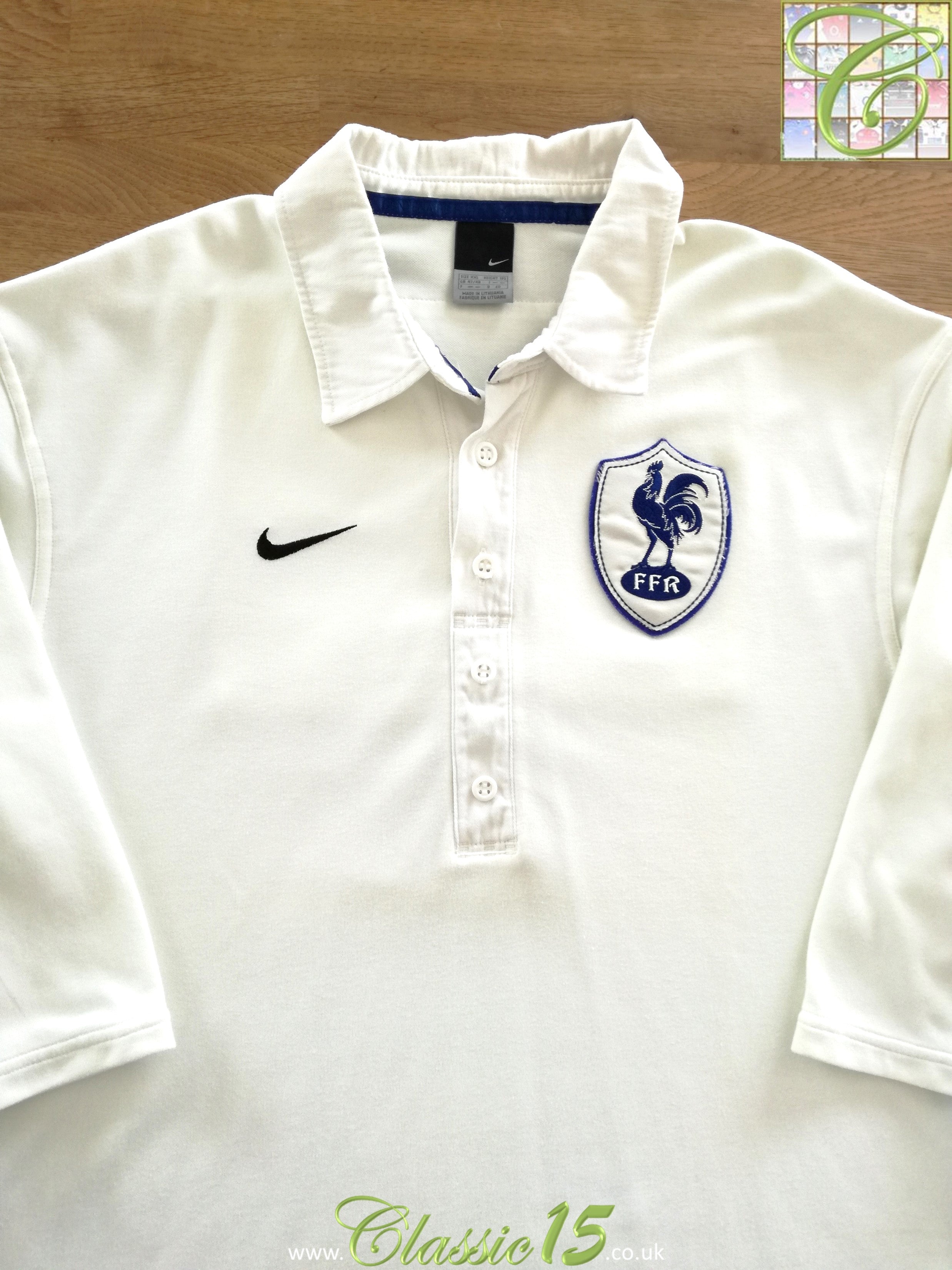 2006 France '1st Test Centenary' 3/4 Length Rugby Shirt