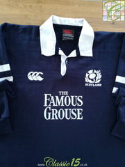 2002/03 Scotland Home Rugby Shirt. (L)