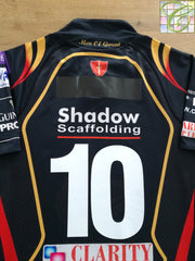 2016/17 Dragons Home Player Issue Pro12 Rugby Shirt #10
