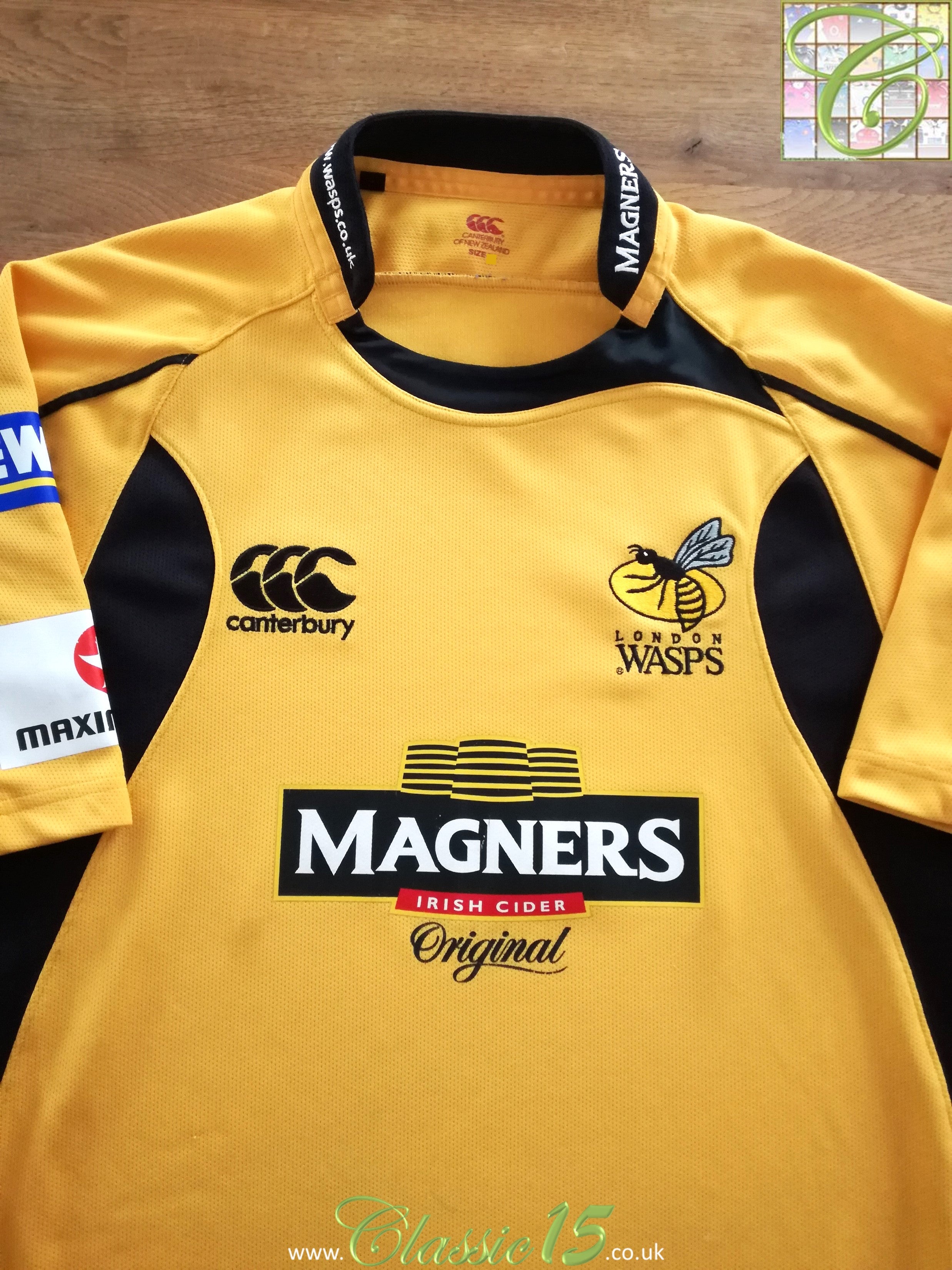 2007/08 London Wasps Away Pro-Fit Rugby Shirt