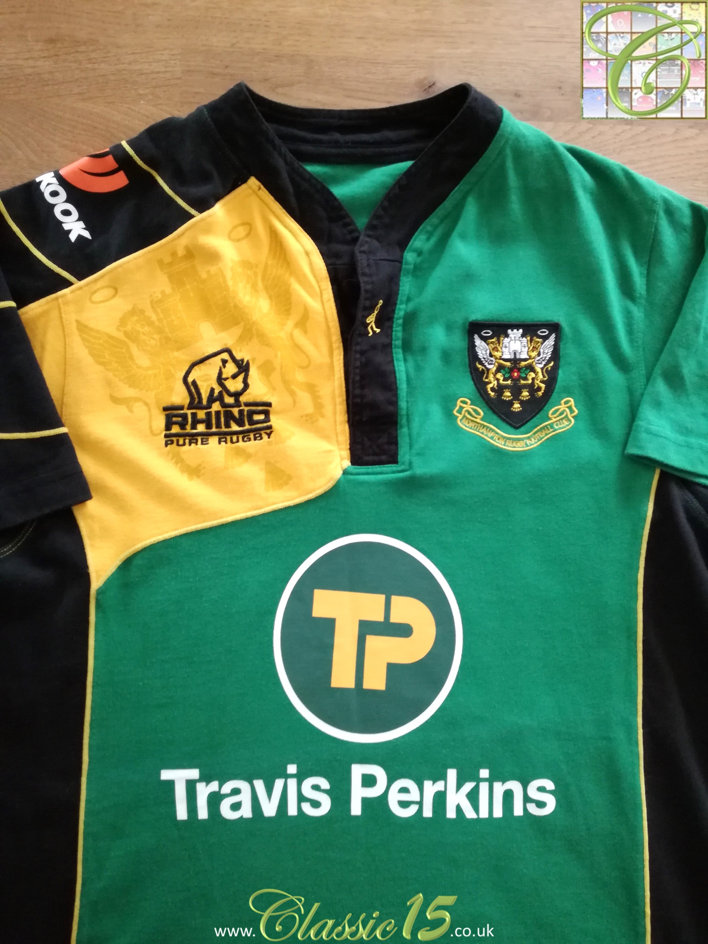 2009/10 Northampton Saints Cup Rugby Shirt