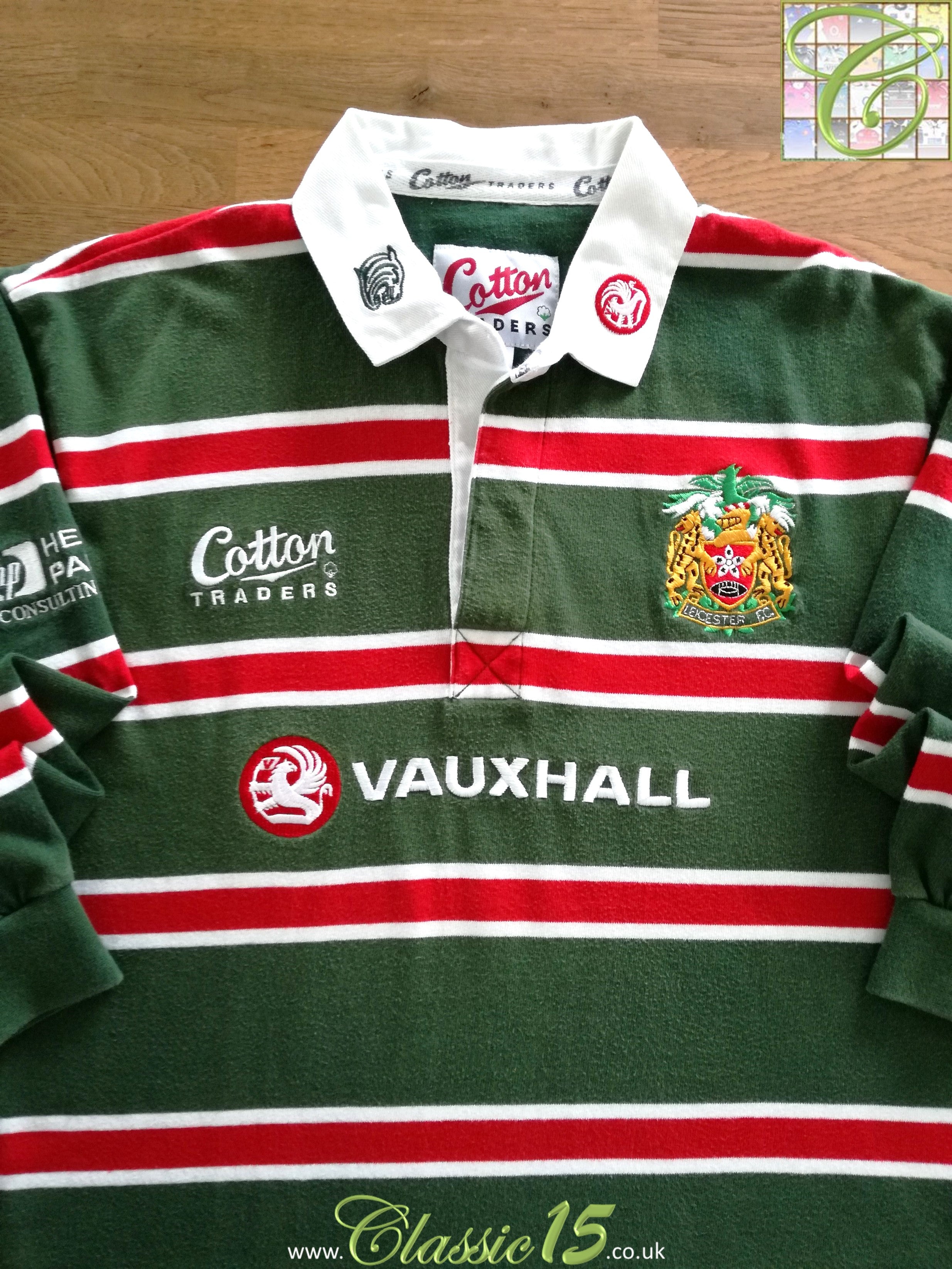 1999/00 Leicester Tigers Home Long Sleeve Rugby Shirt