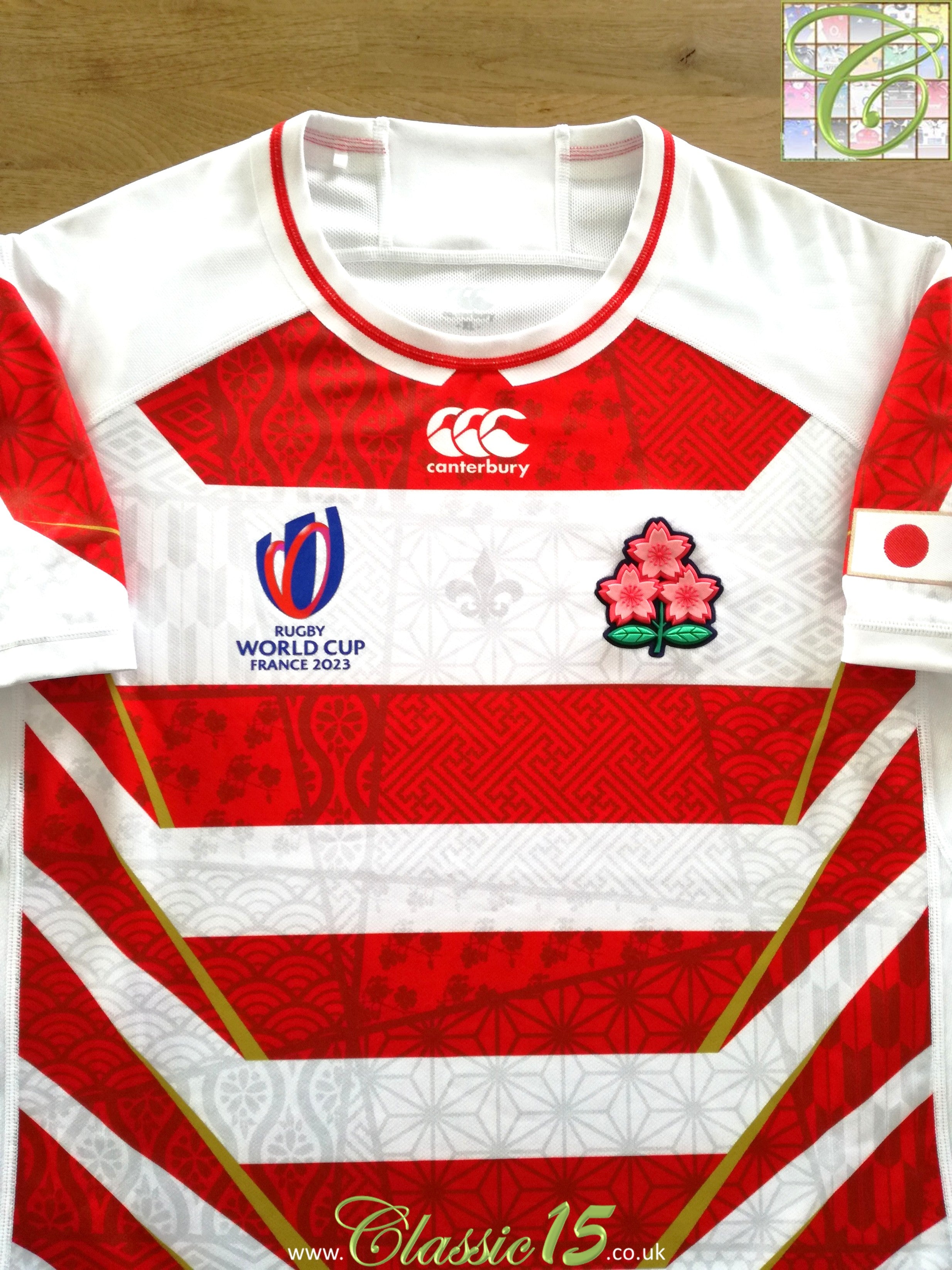 2023 Japan Home World Cup Rugby Shirt