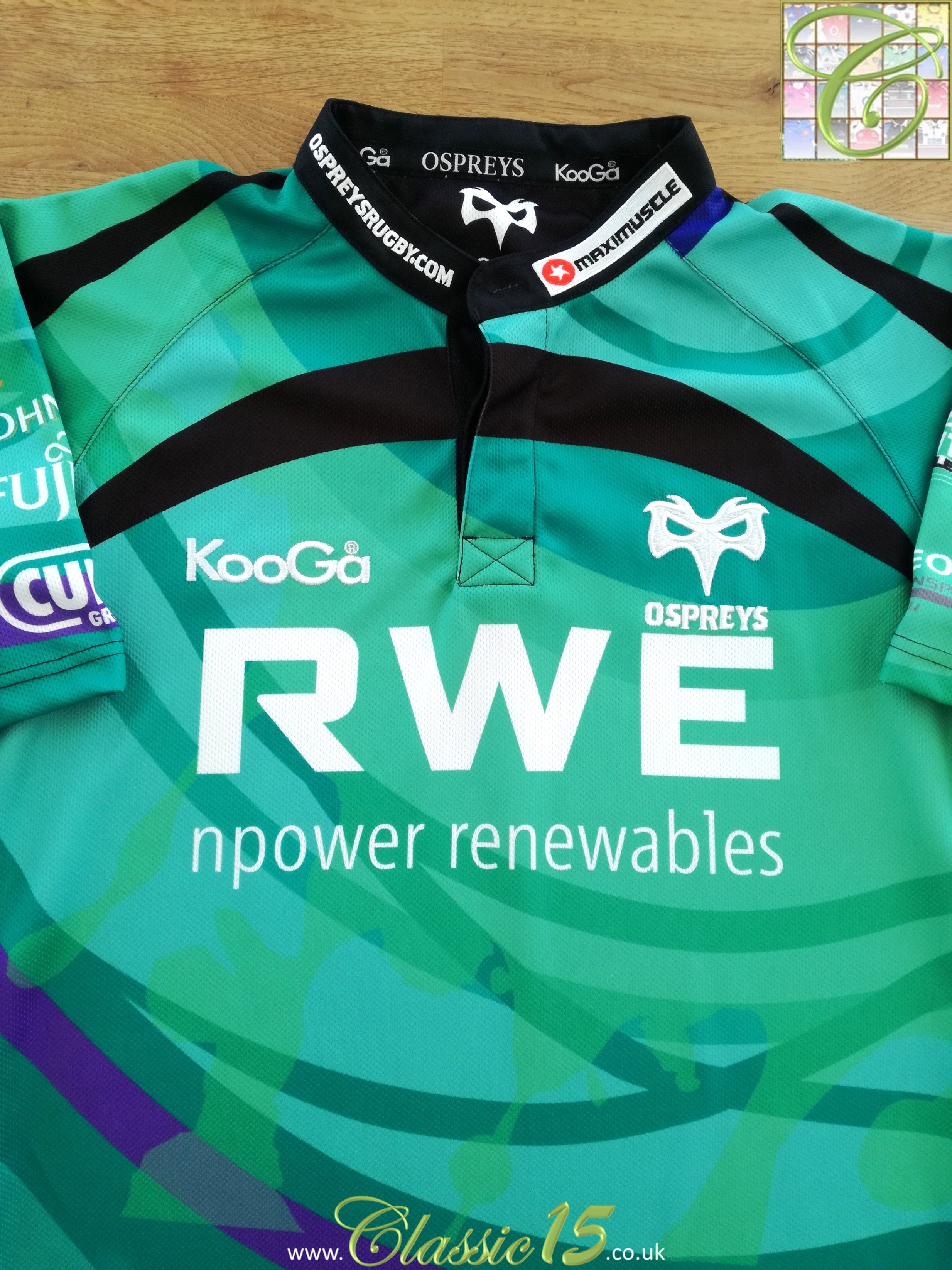 2009/10 Ospreys European Rugby Shirt