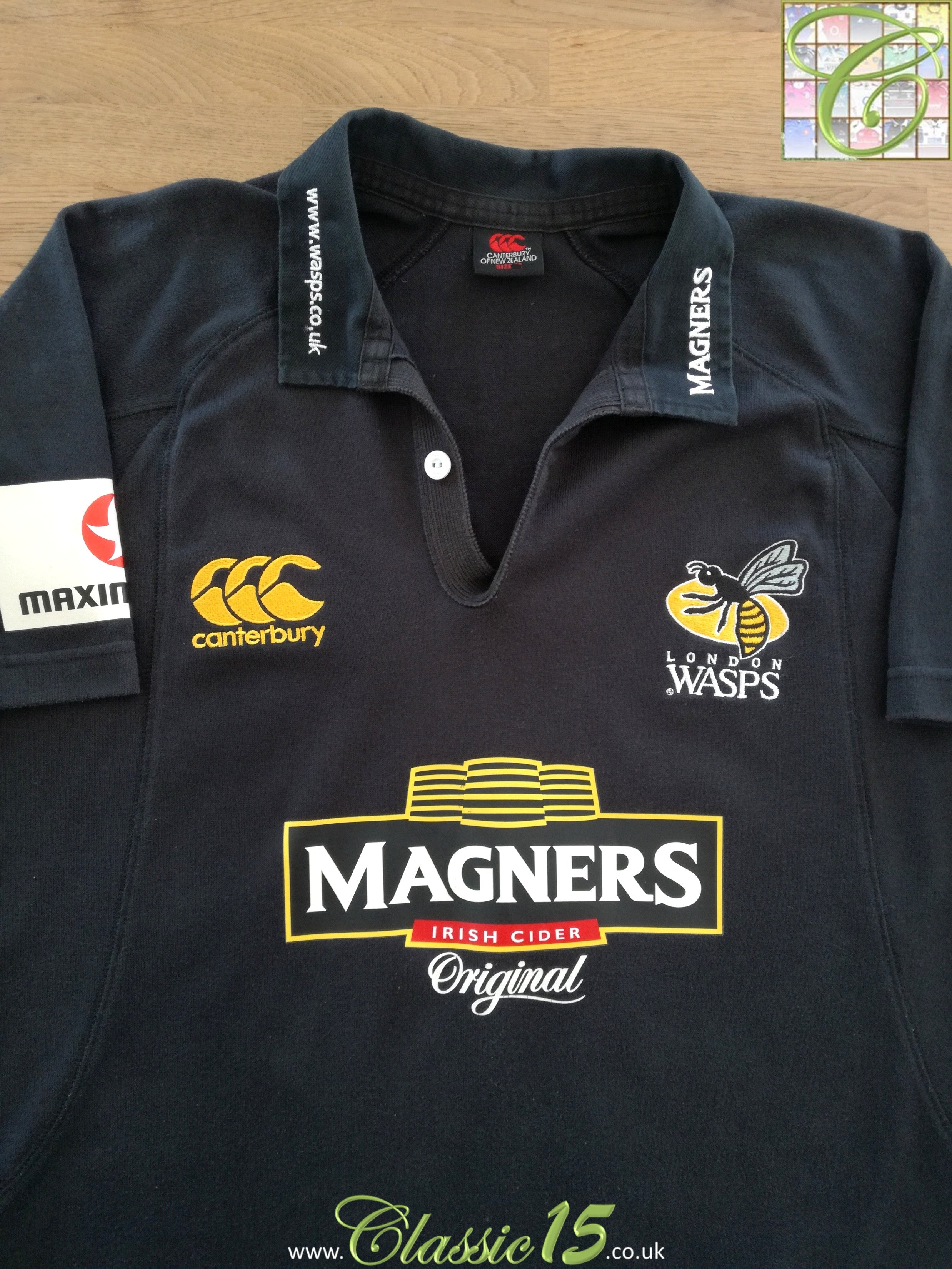 2005/06 London Wasps Home Rugby Shirt
