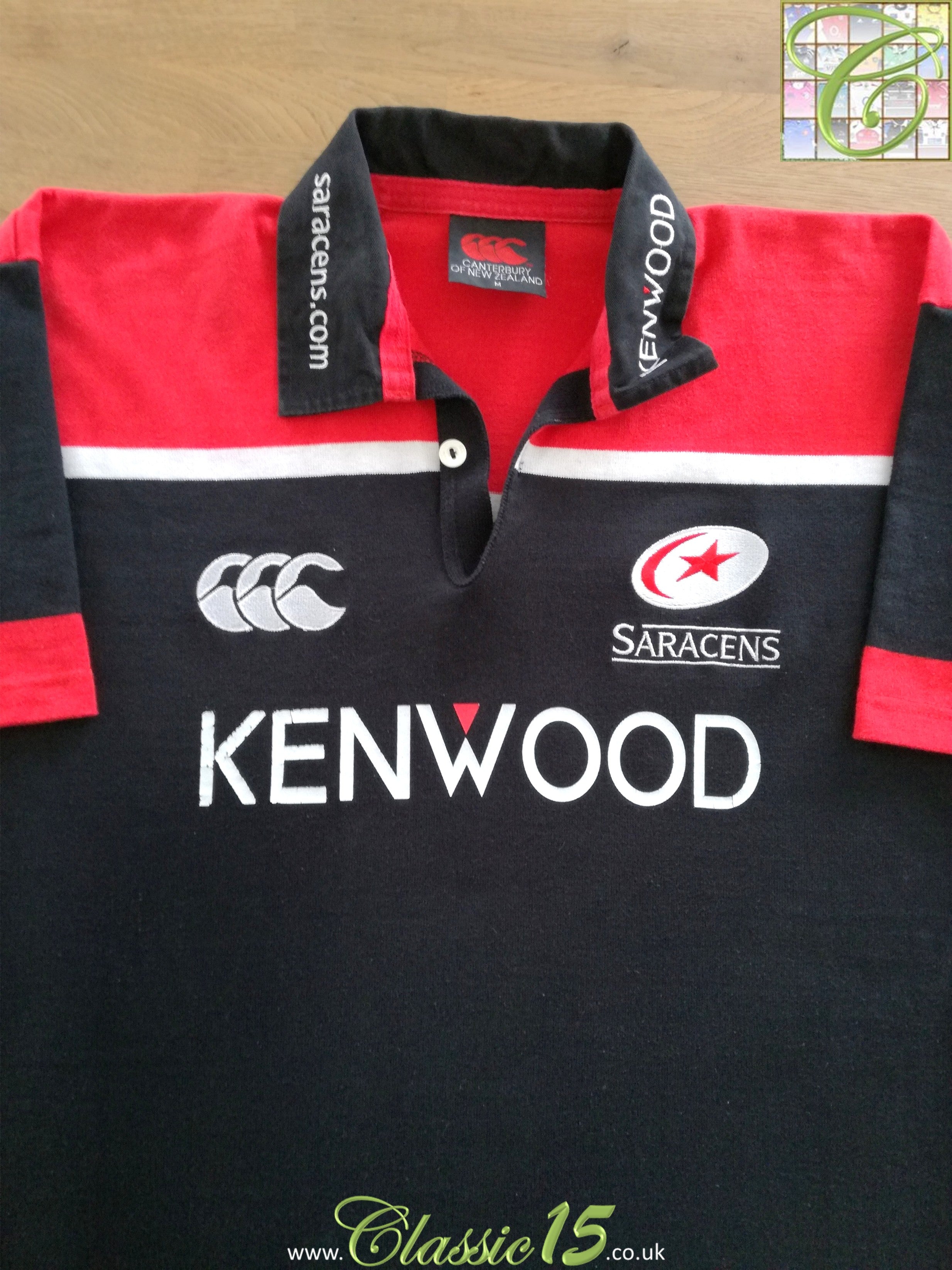 1999/00 Saracens Home Rugby Shirt