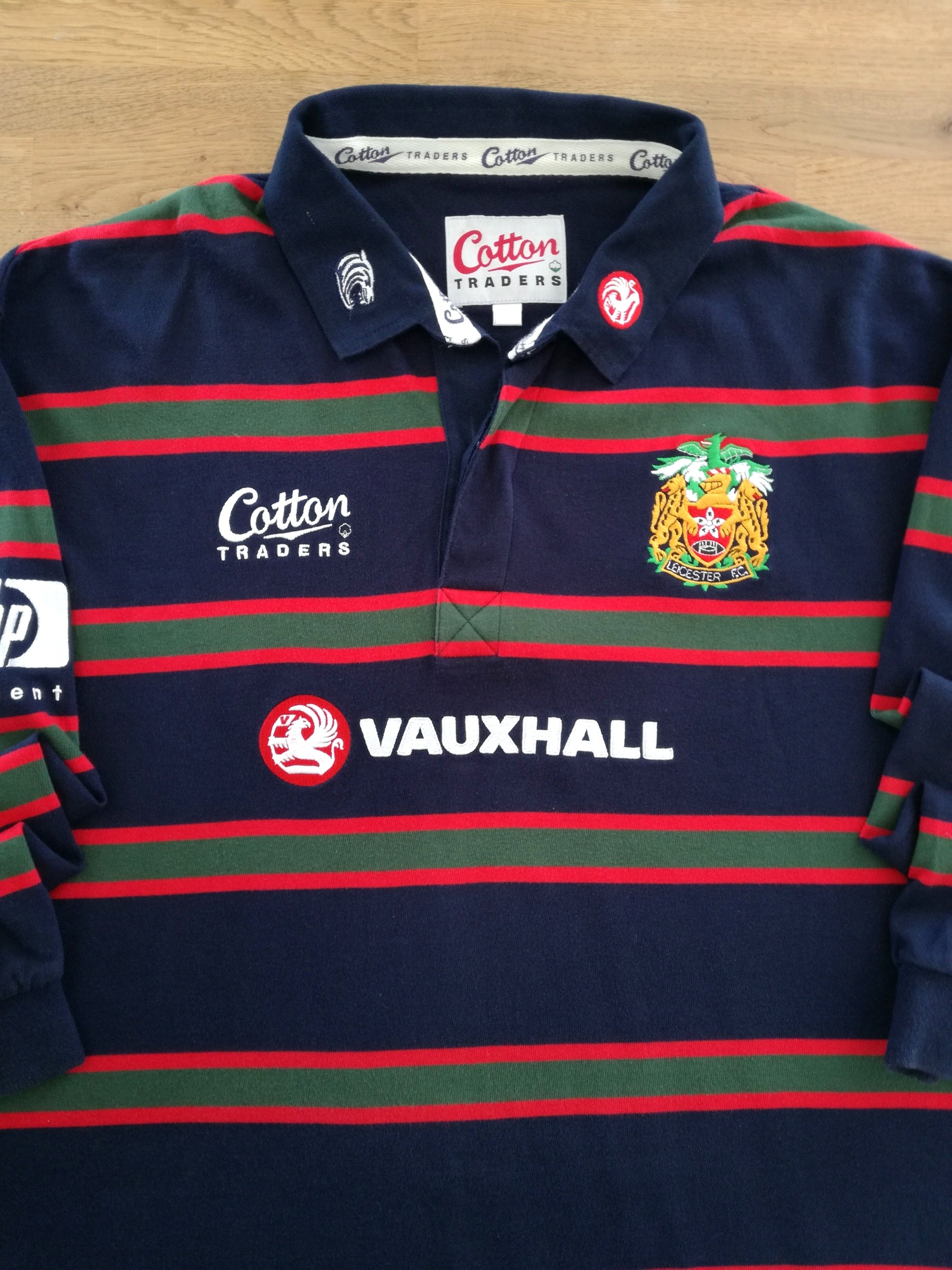 1999/00 Leicester Tigers Away Long Sleeve Rugby Shirt