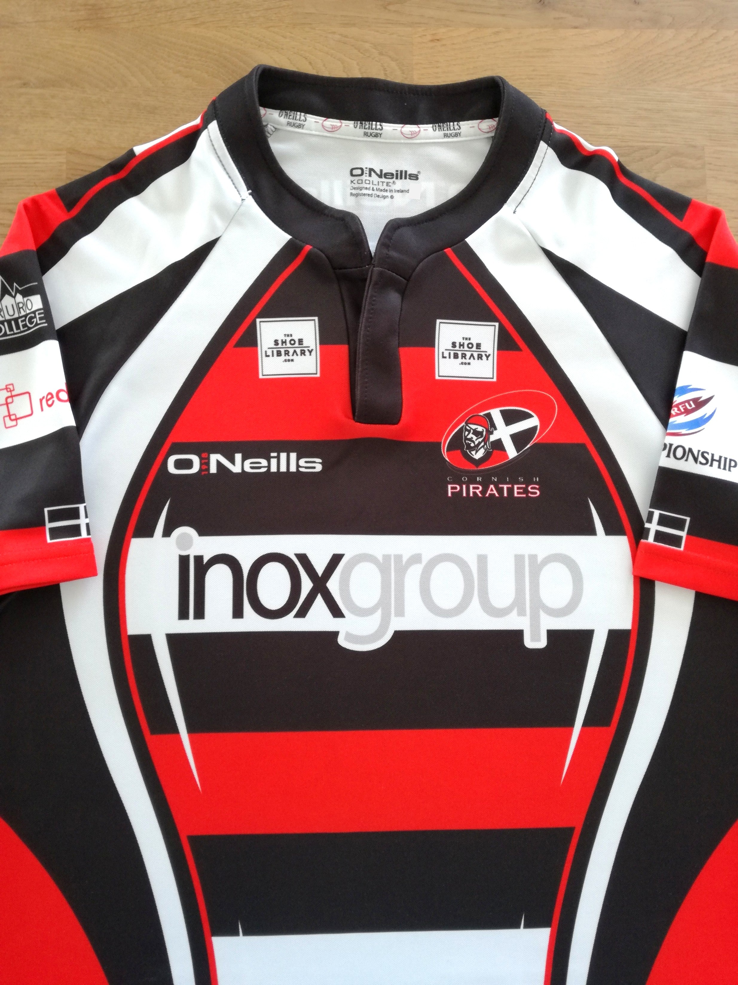 2012/13 Cornish Pirates Home Championship Rugby Shirt