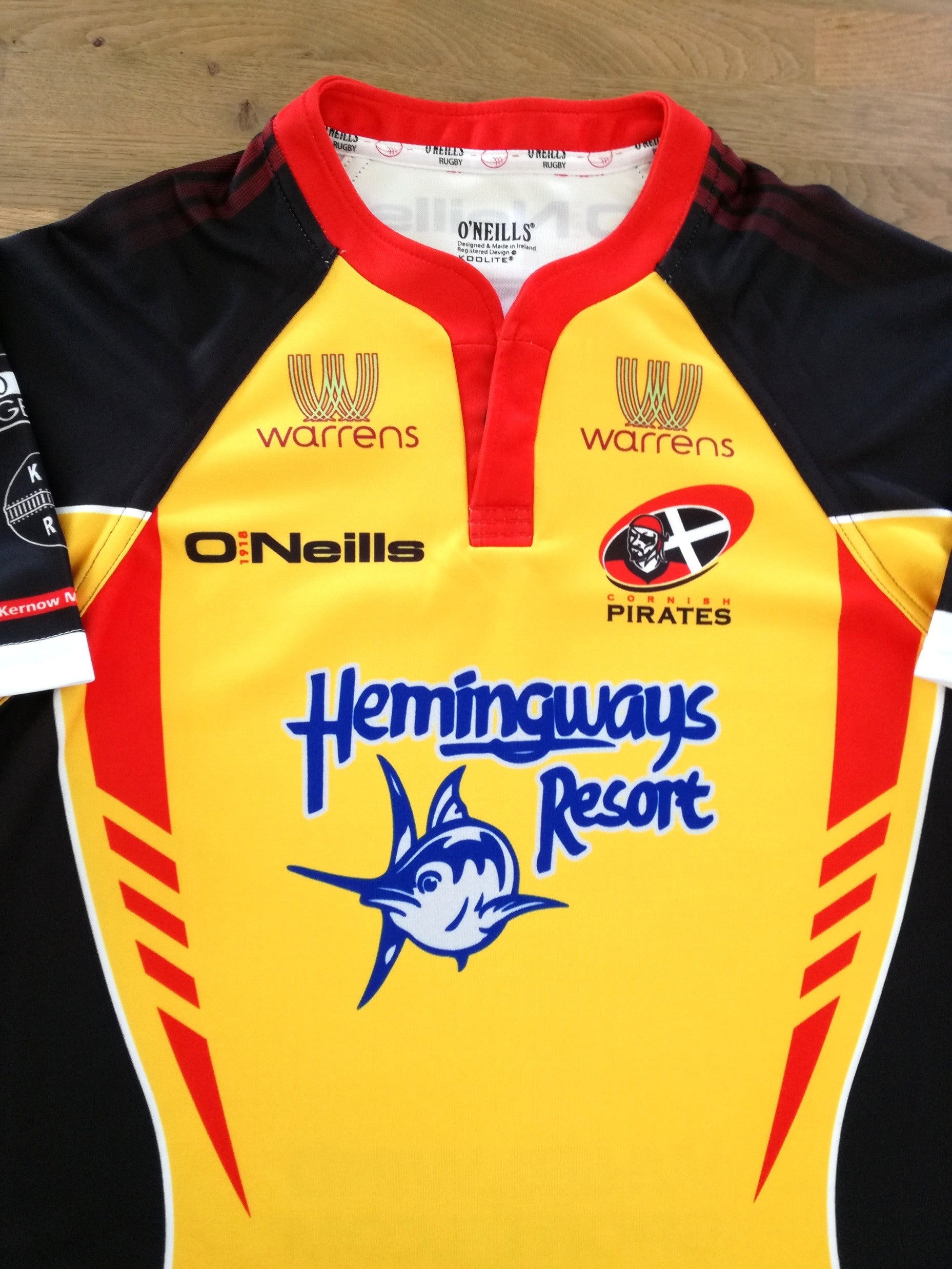 2011/12 Cornish Pirates Away Championship Rugby Shirt