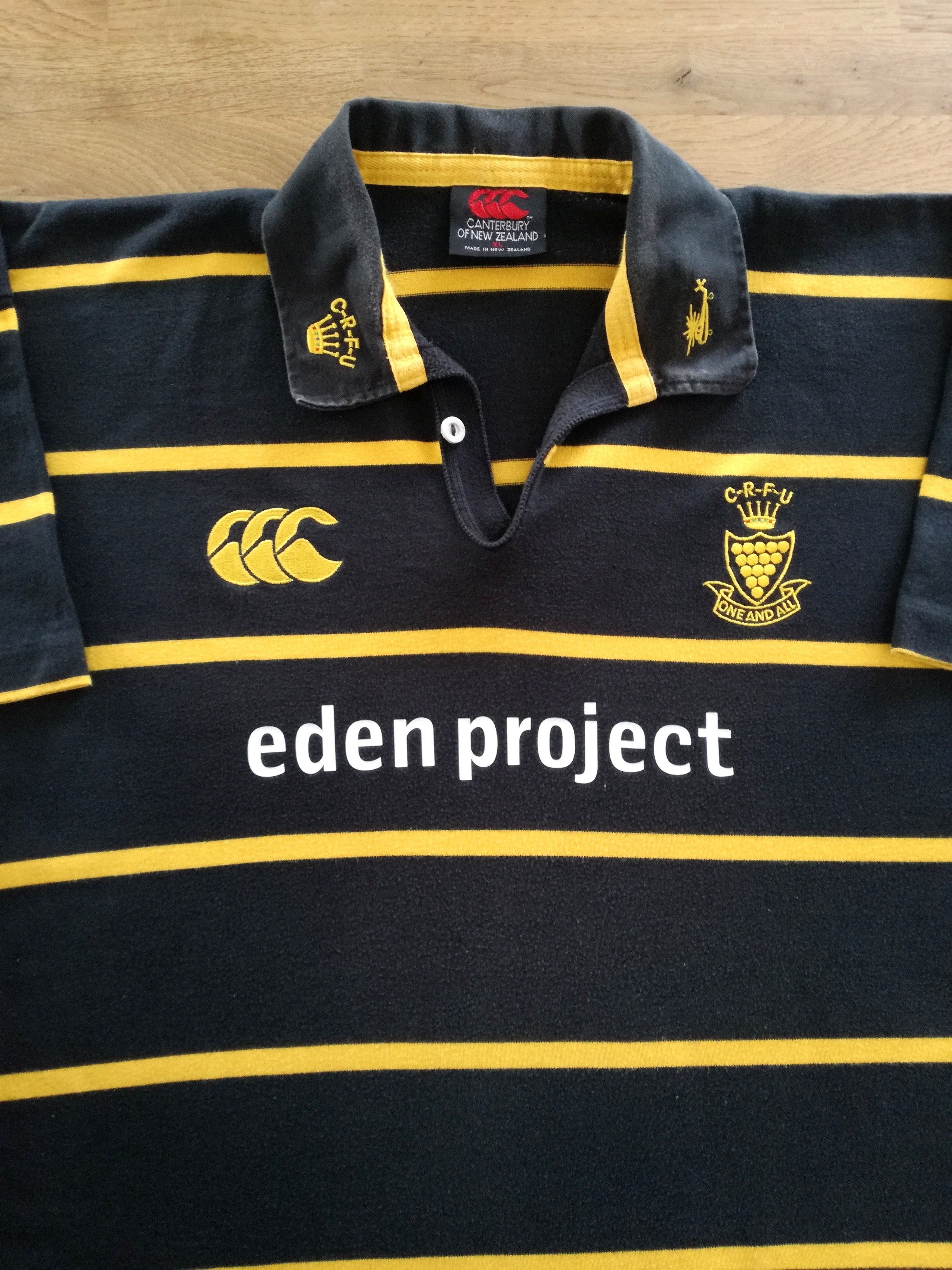 2000/01 Cornwall RFU Home Rugby Shirt