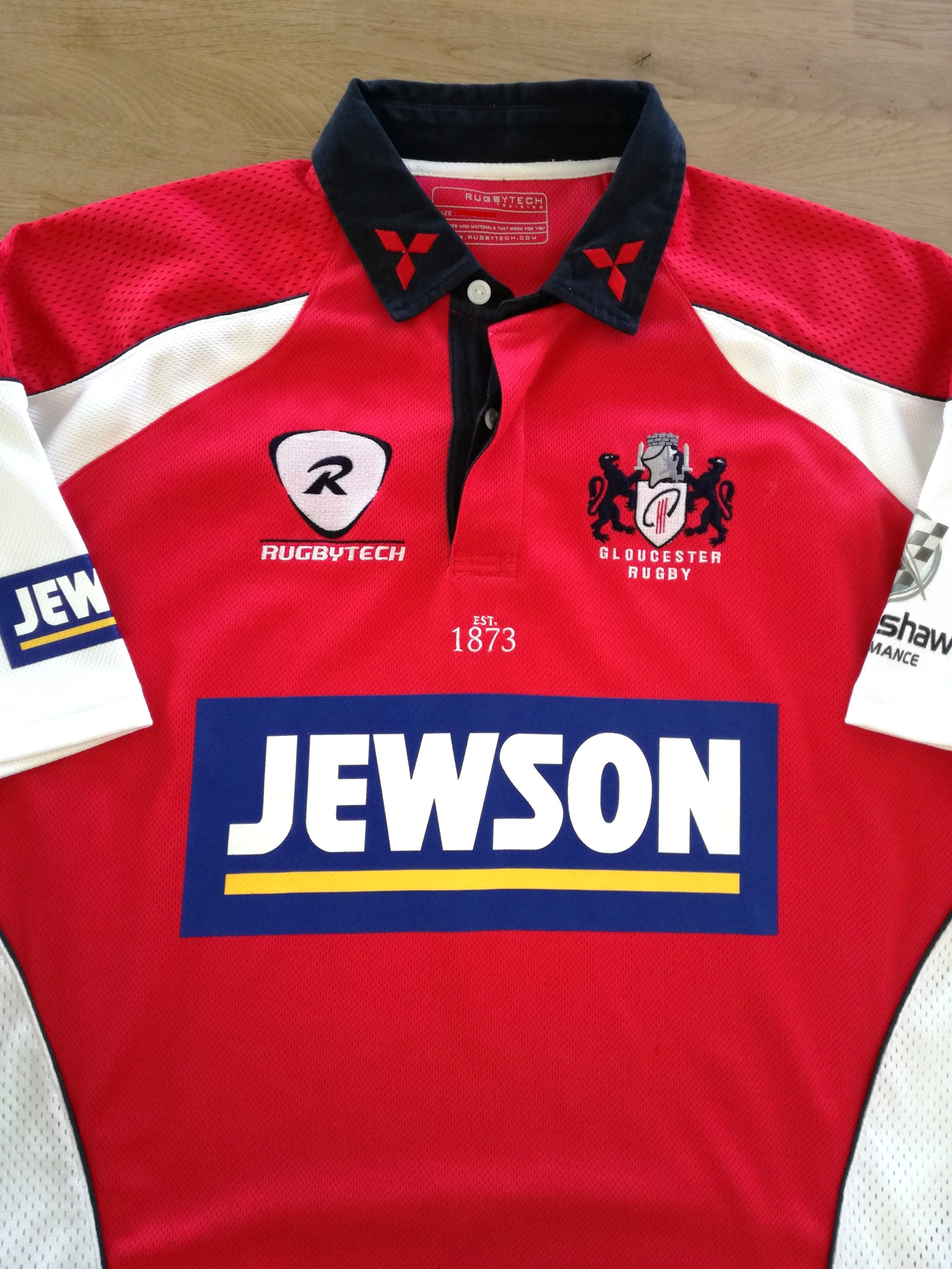 2007/08 Gloucester Home Rugby Shirt