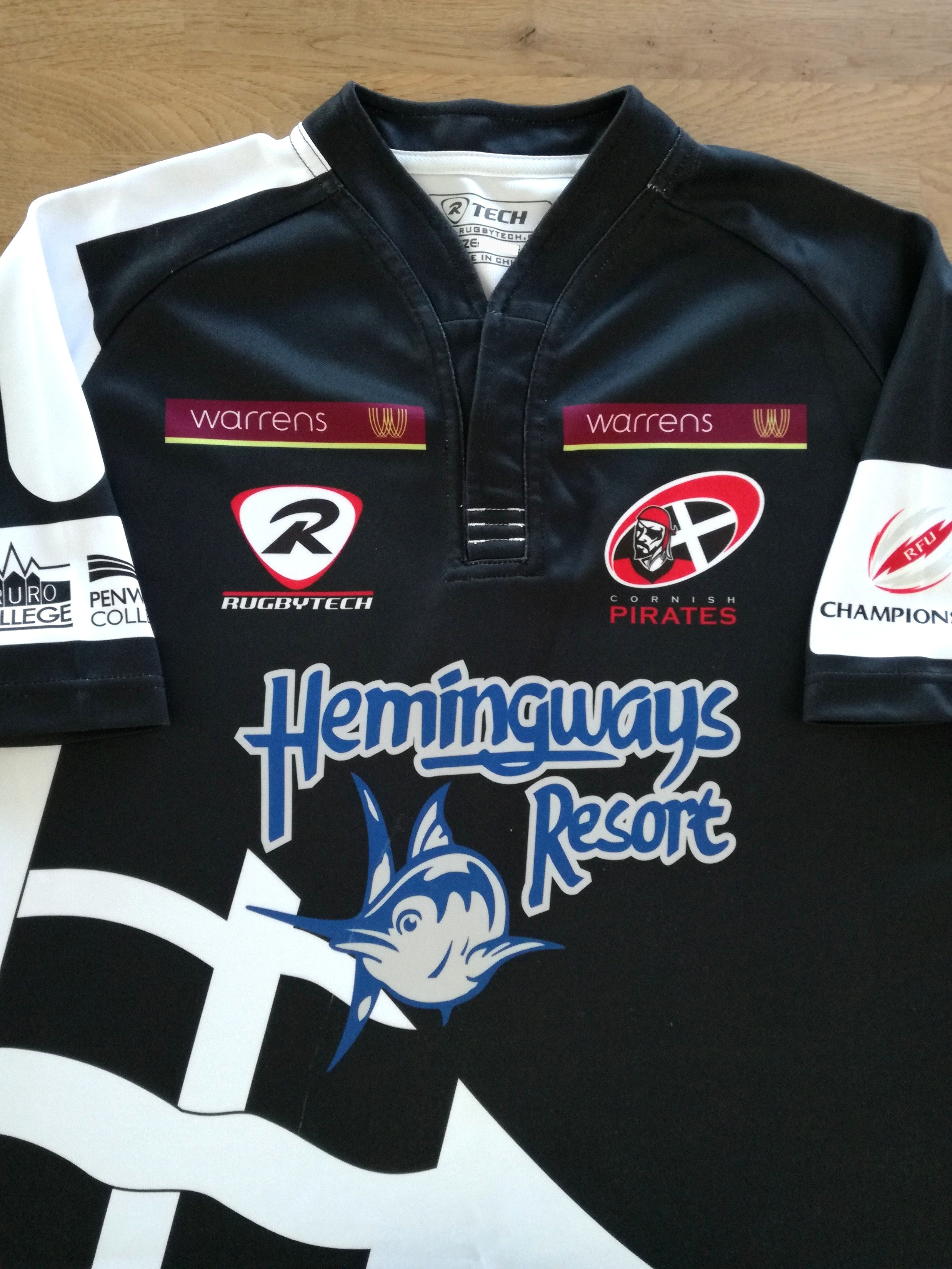 2010/11 Cornish Pirates 3rd Championship Rugby Shirt