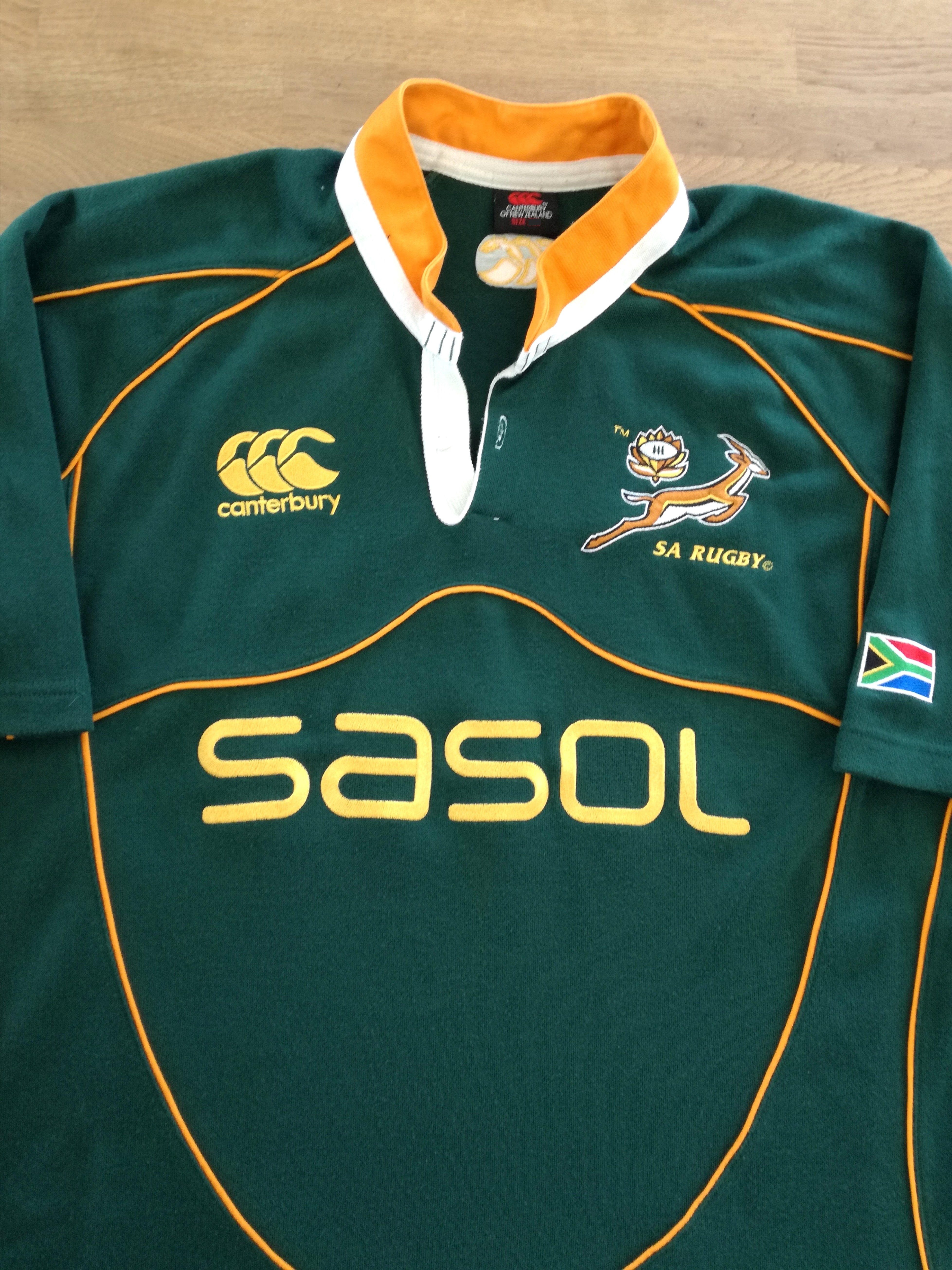 2007 South Africa Home Rugby Shirt