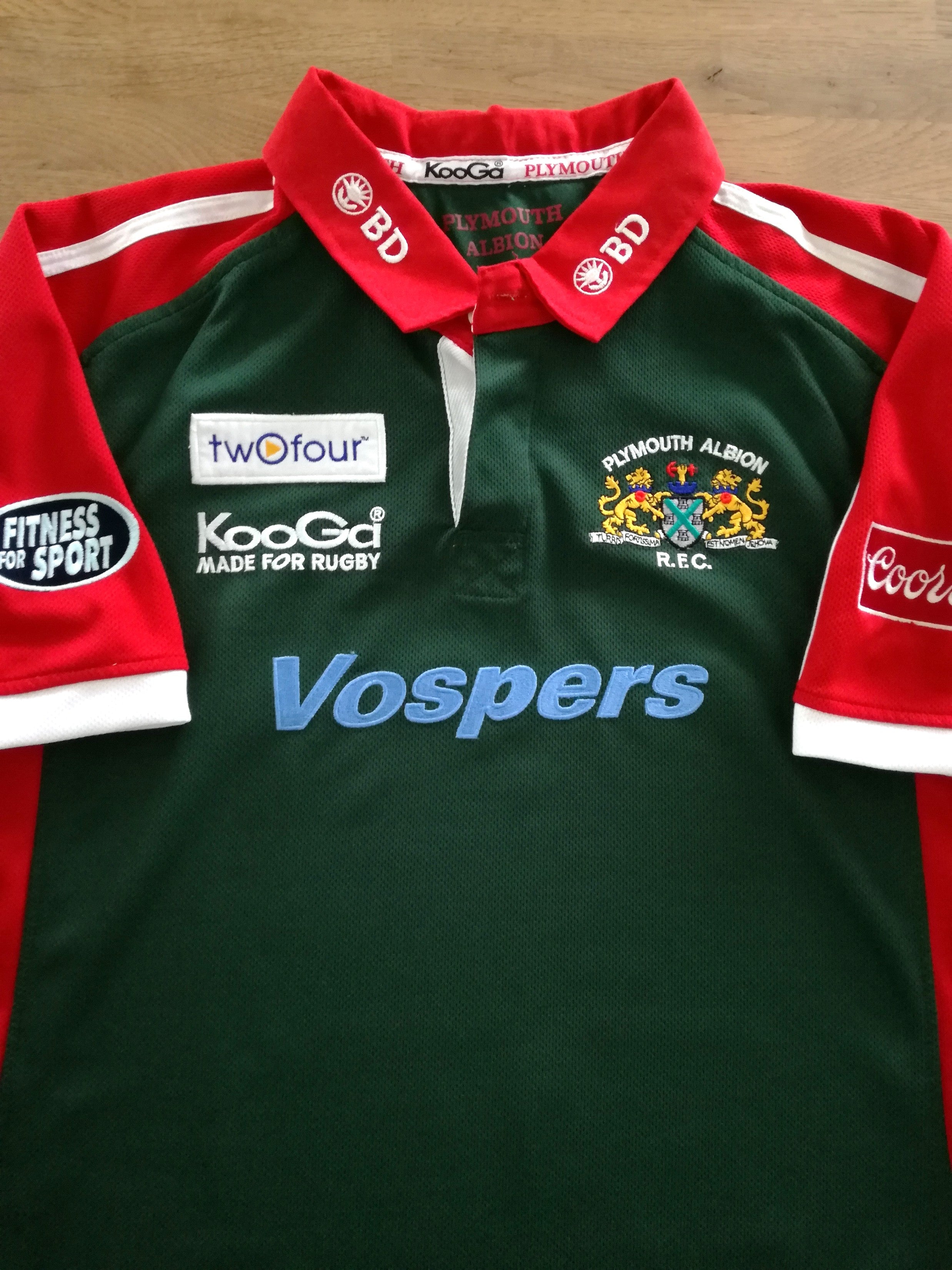 2004/05 Plymouth Albion Away Rugby Shirt