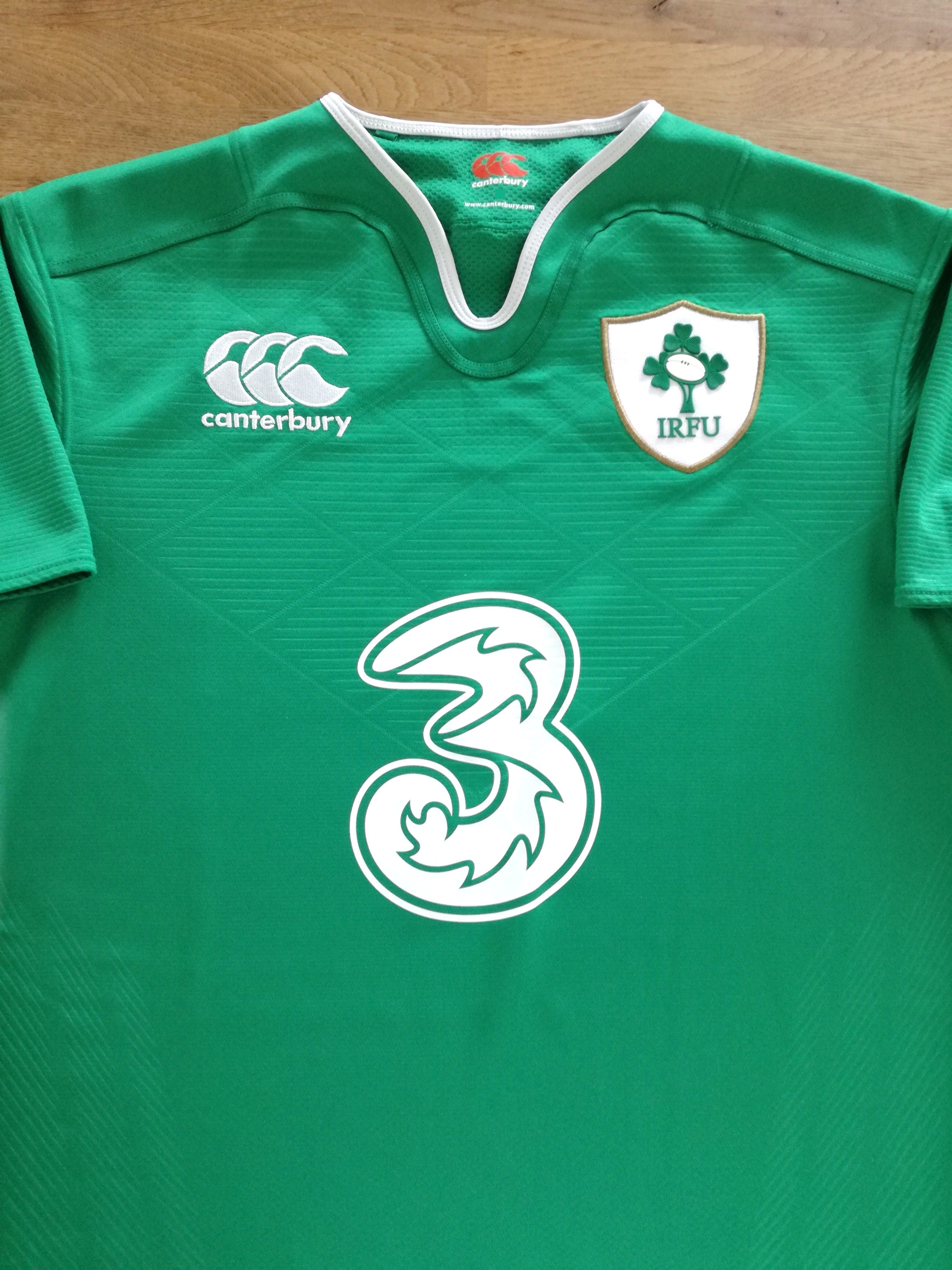 2015/16 Ireland Home Vapodri Rugby Shirt
