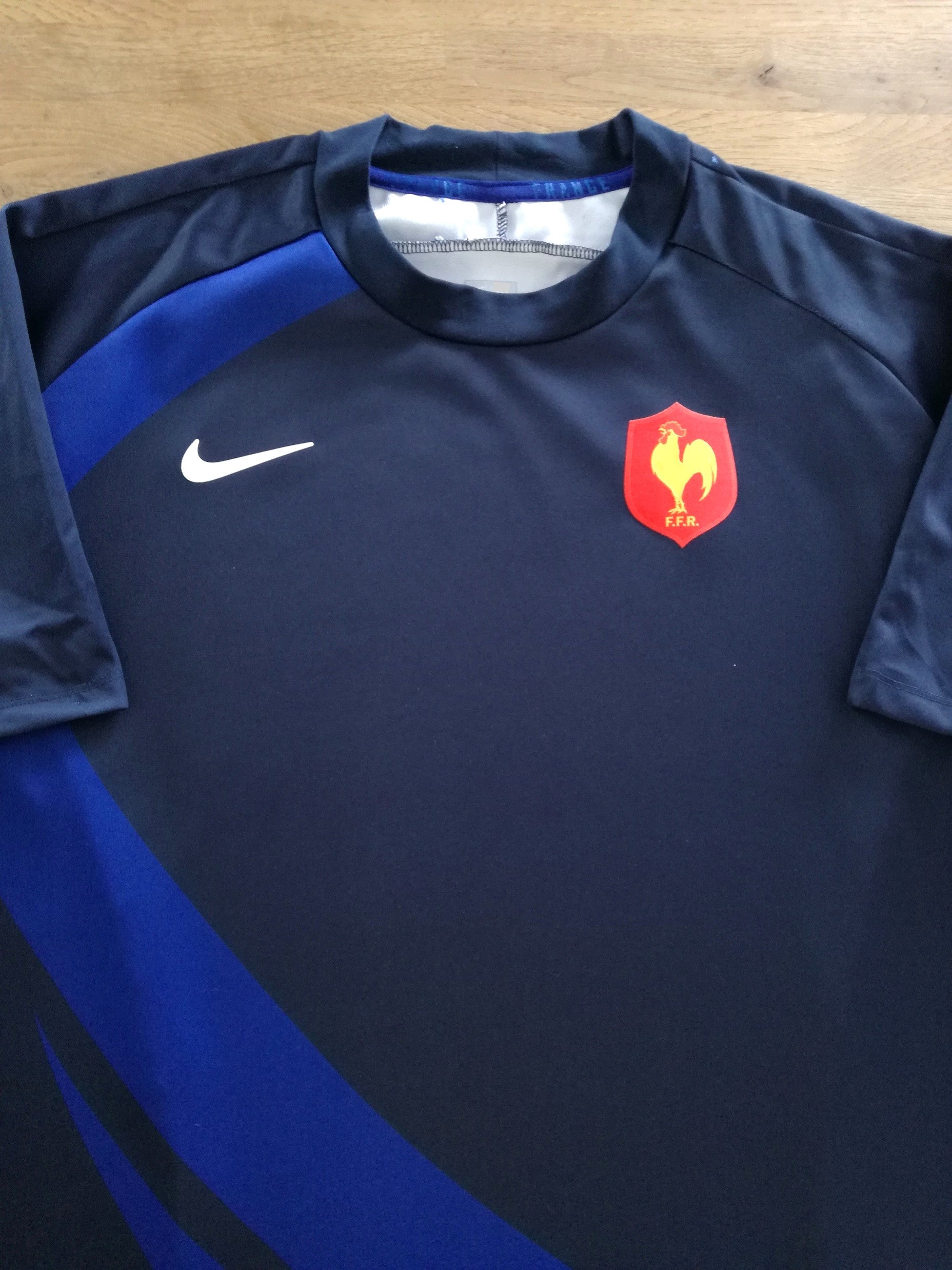 2007/08 France Home Pro-Fit Rugby Shirt