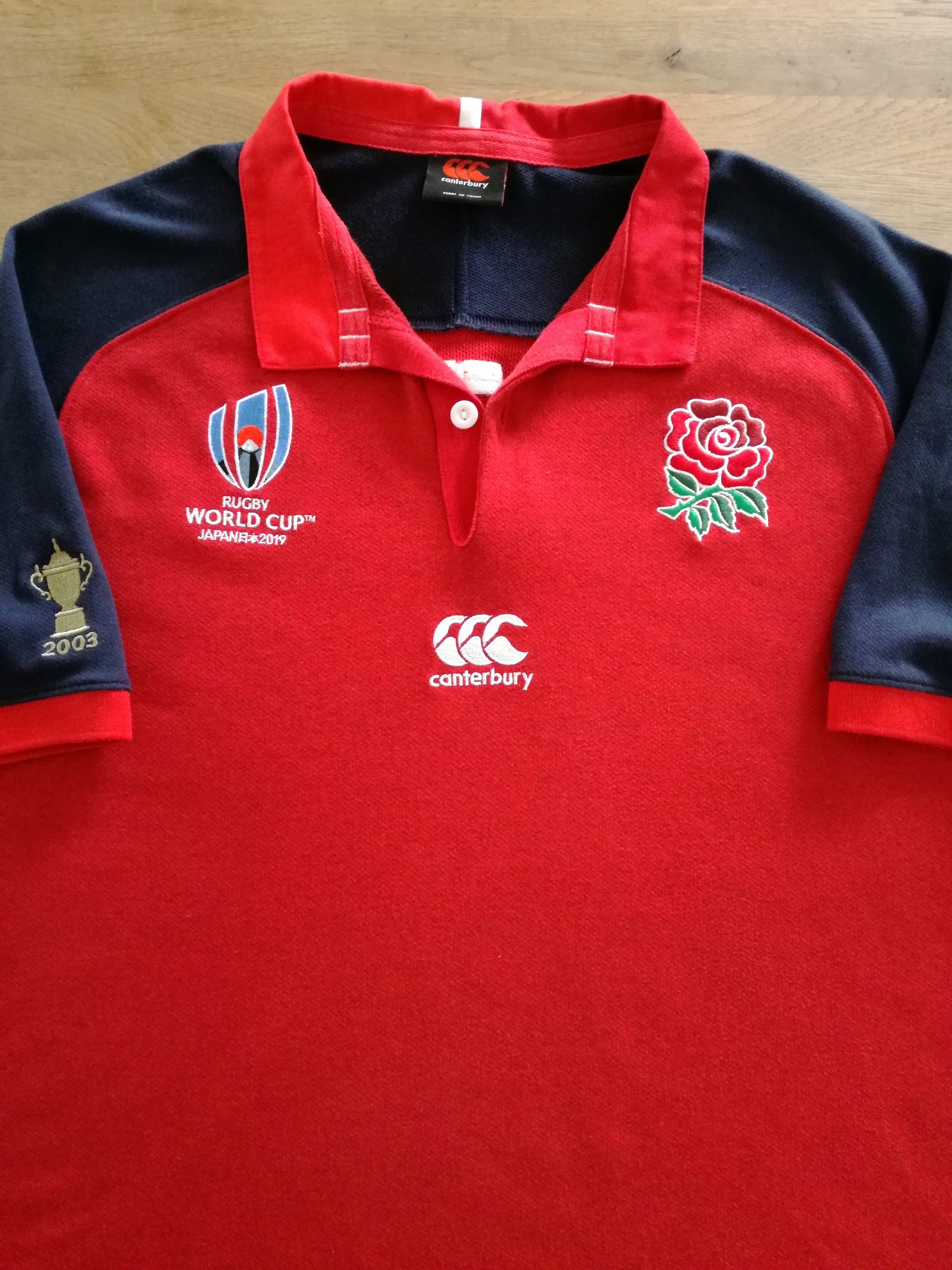 2019 England Away World Cup Rugby Shirt