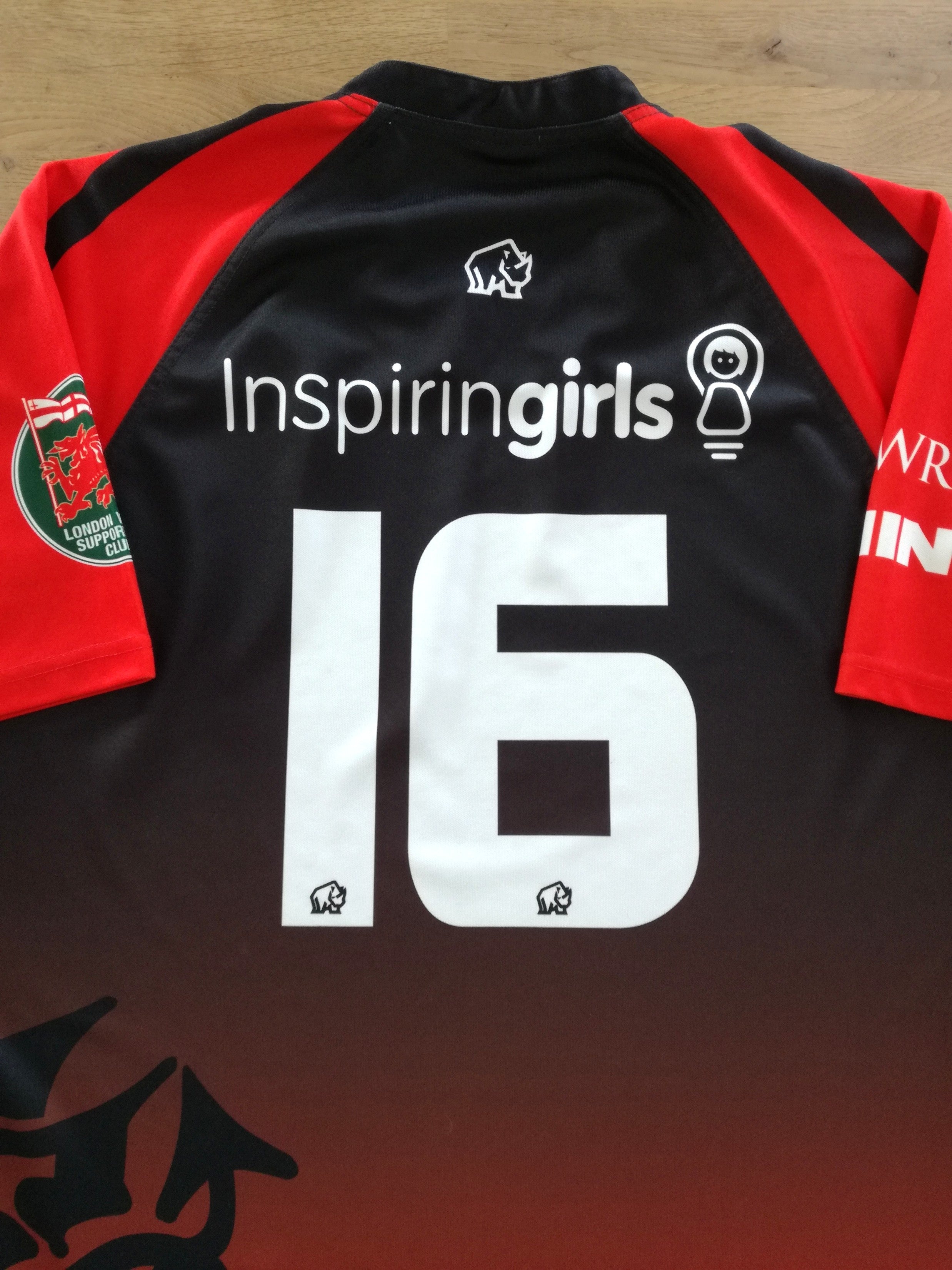 2017/18 London Welsh Home Rugby Shirt #16