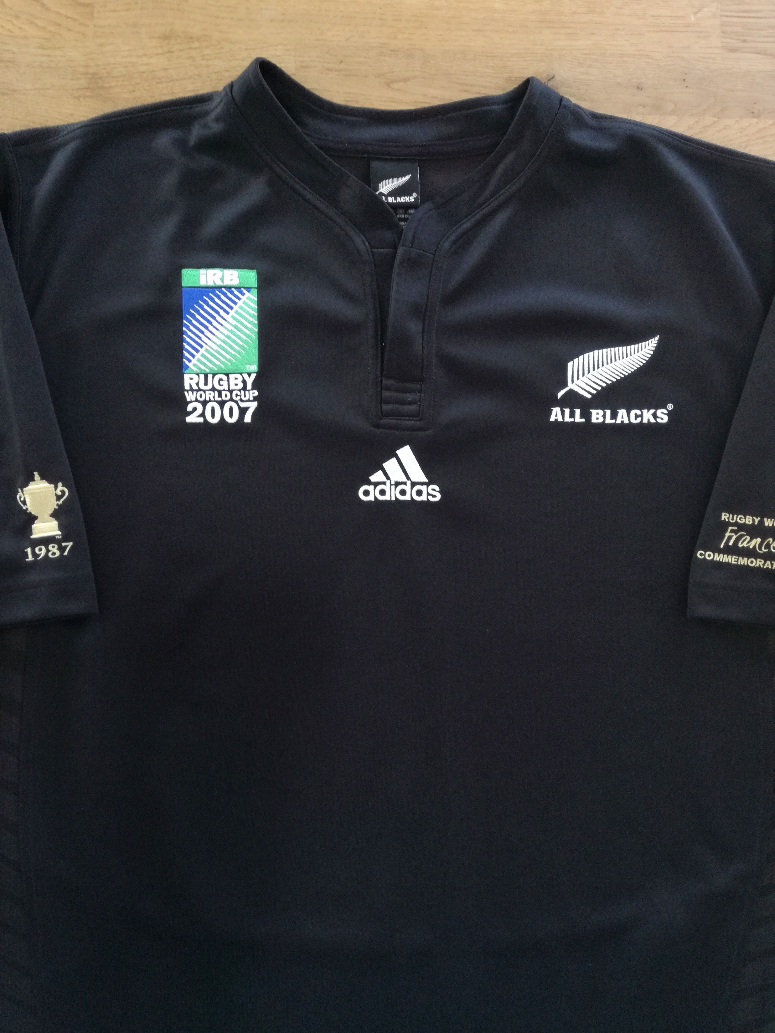 2007 New Zealand Home World Cup Rugby Shirt