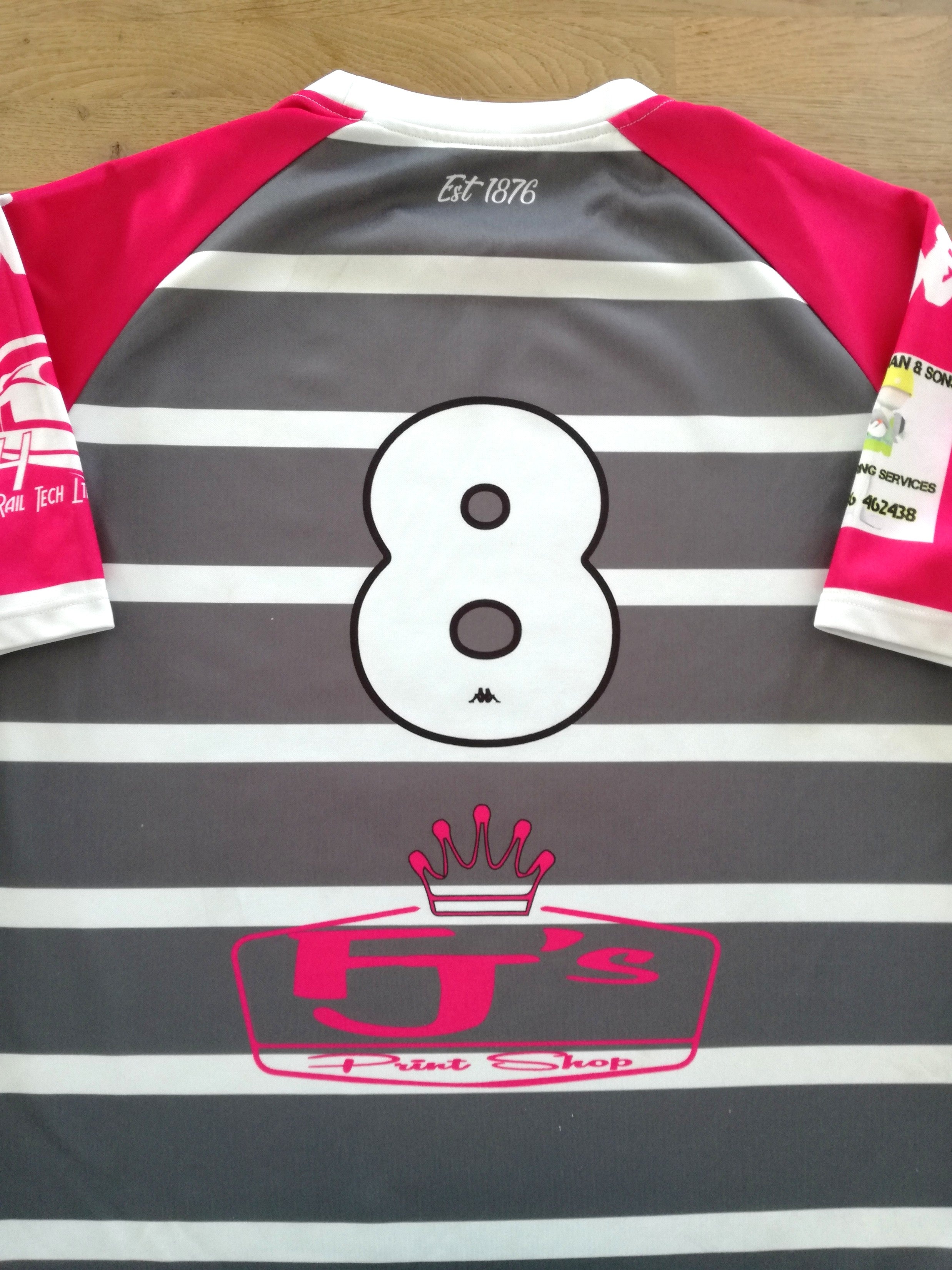 2018/19 Pontypridd Away Rugby Shirt #8