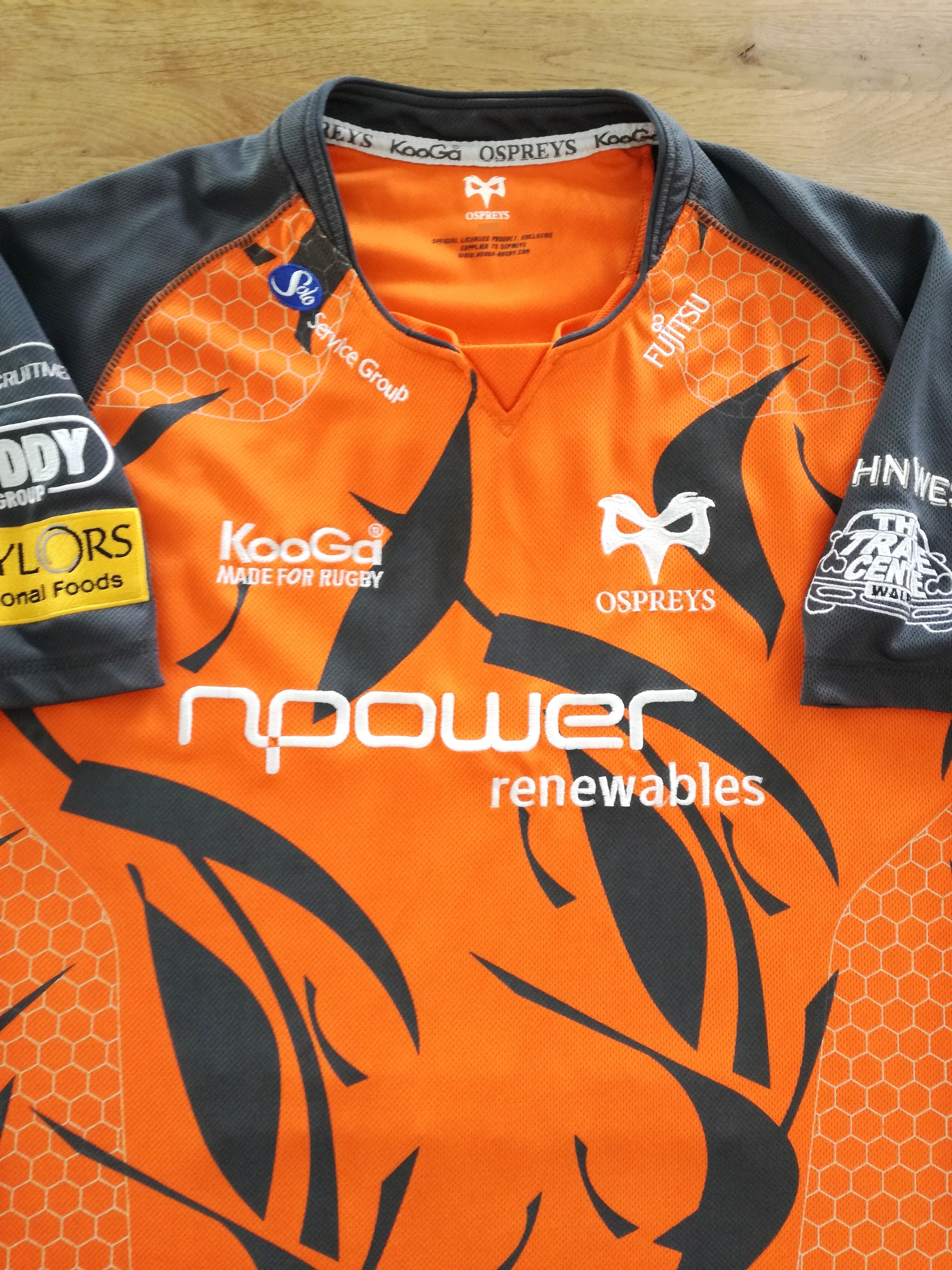 2008/09 Ospreys European Rugby Shirt